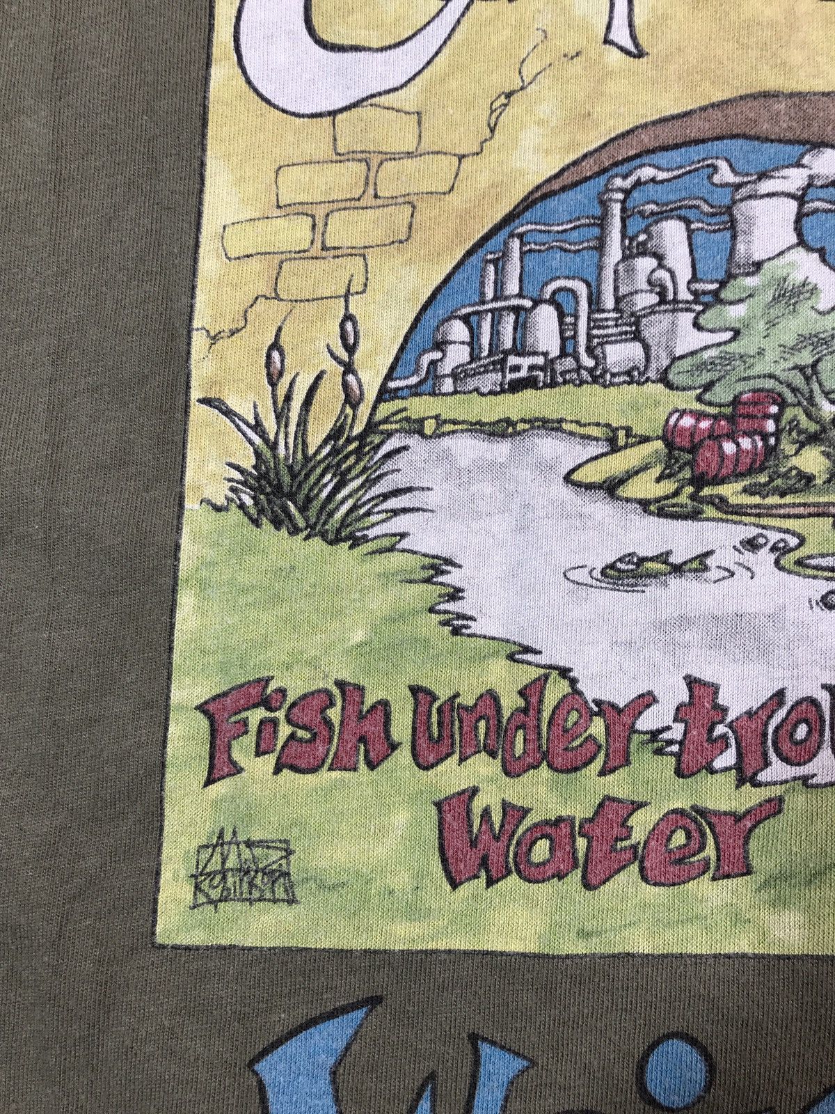 Band Tees × Vintage Weird Fish T Shirt Size XL Vintage Size US XL / EU 56 / 4 - 8 Thumbnail
