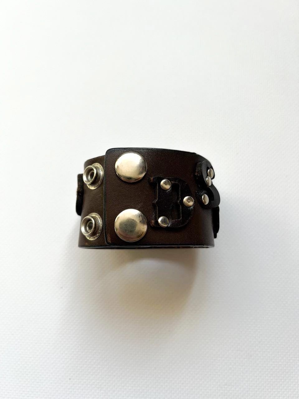 Dsquared2 Vintage Dsquared leather bracelet rock punk studded logo Size ONE SIZE - 3 Thumbnail
