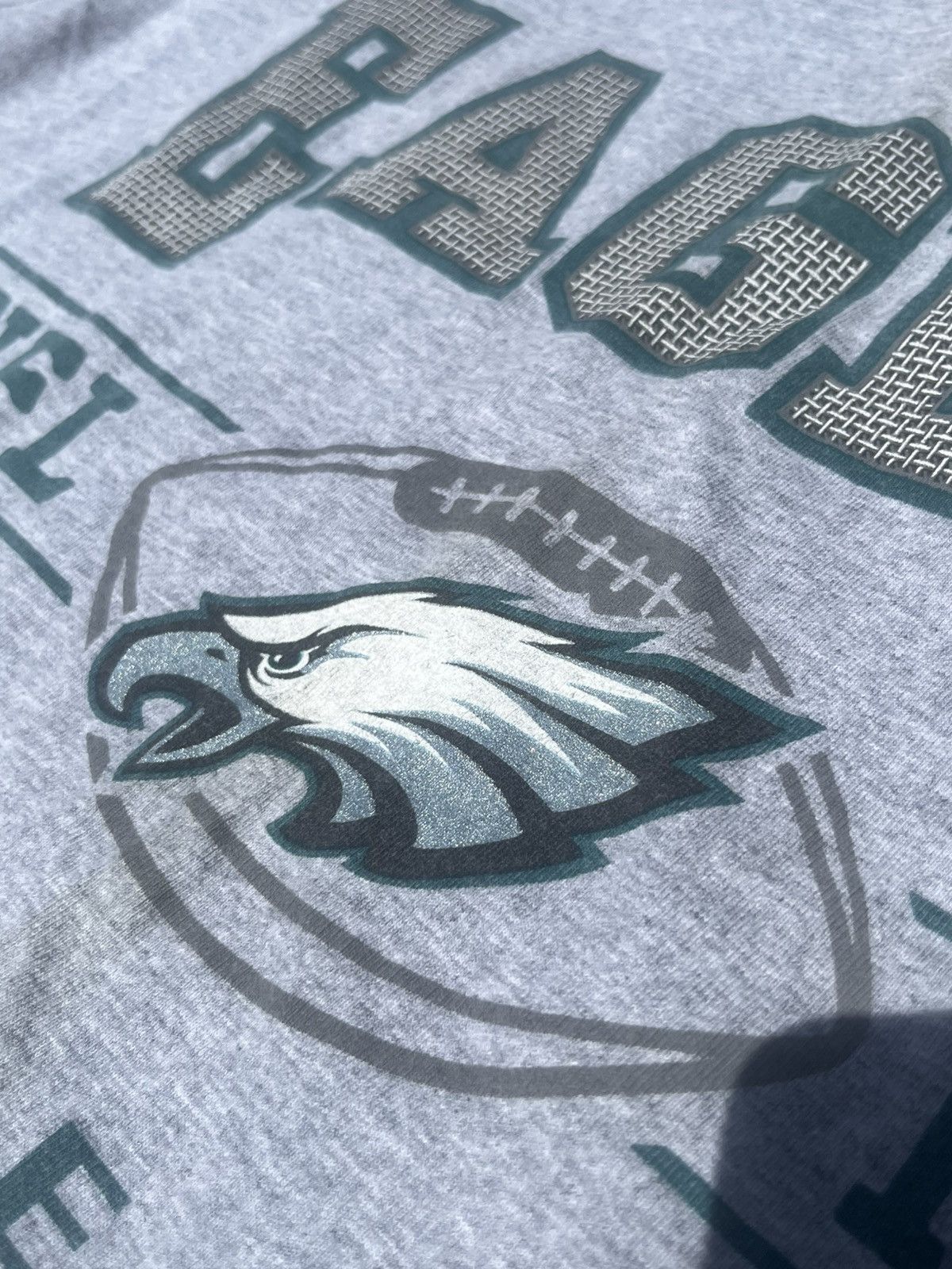 Pro Player 90s Philadephia Eagles NFL grey t shirt size XL vintage pro Size US XL / EU 56 / 4 - 4 Thumbnail