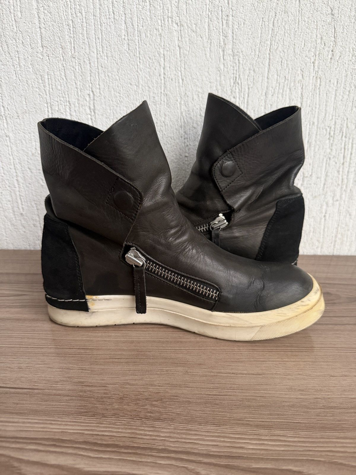 Cinzia Araia ☄️🔥double zip foldable like rick owens, kmrii, Size US 7 / EU 40 - 12 Thumbnail
