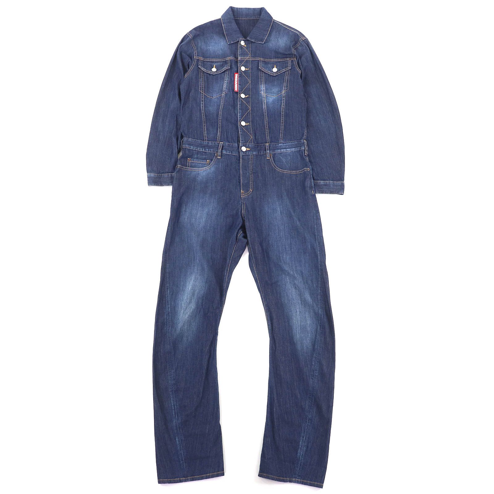 Dsquared2 Dsquared2 DSQUARED2 Overall Denim Cotton Jumpsuit Textile Jeans S75FP0068 DUTY FREE for USA Size ONE SIZE - 1 Thumbnail