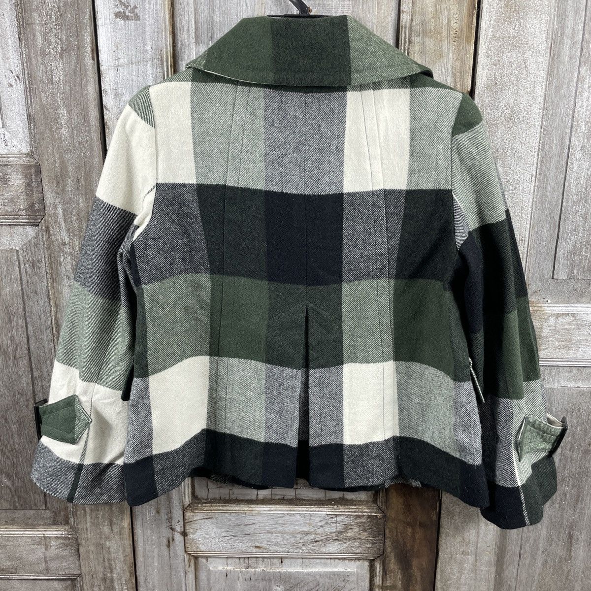 Flannel × Japanese Brand × Vintage Vintage Rea's Croped Flannel Wool Jackets Size M / US 6-8 / IT 42-44 - 2 Thumbnail