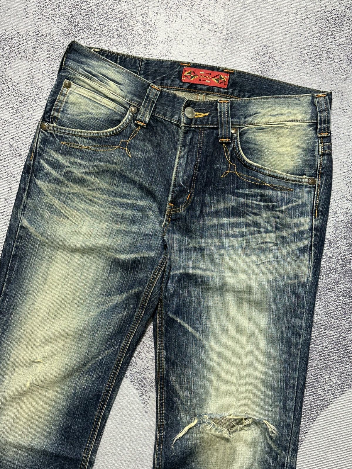 Edwin Edwin 503 Blue Trip Washed Bobcut Denim Size US 32 / EU 48 - 3 Thumbnail