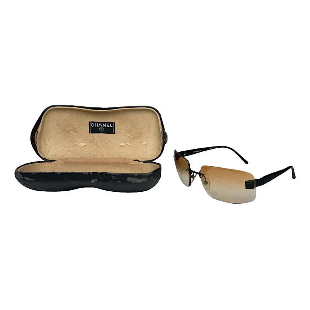 Chanel Orange Metal Sunglasses Size ONE SIZE - 1 Thumbnail