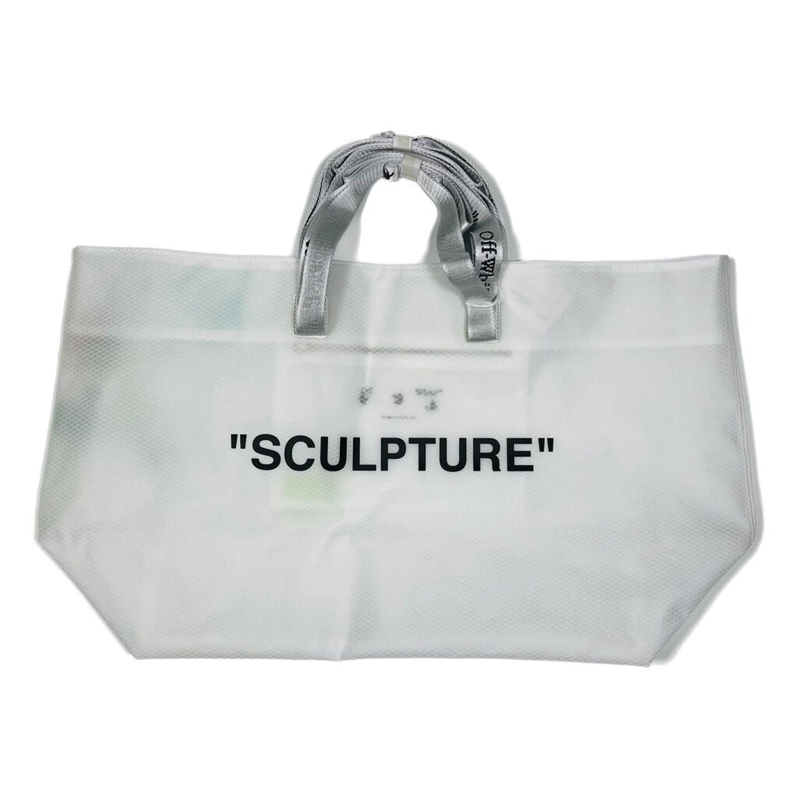 Off-White Off-White PVC Commercial Tote White Size ONE SIZE - 1 Thumbnail
