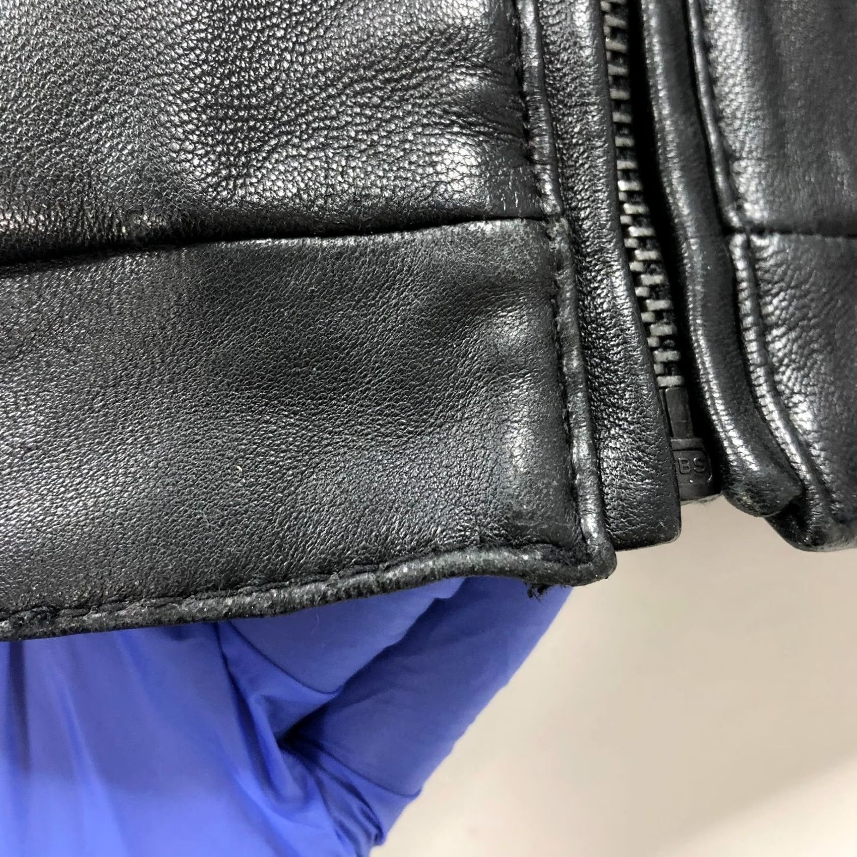 Andrew Marc Andrew Marc New York MED Leather Mens Jacket Black Zip Collared Bomber Vintage VTG 100% Leather Mid-Length Size US M / EU 48-50 / 2 - 3 Thumbnail