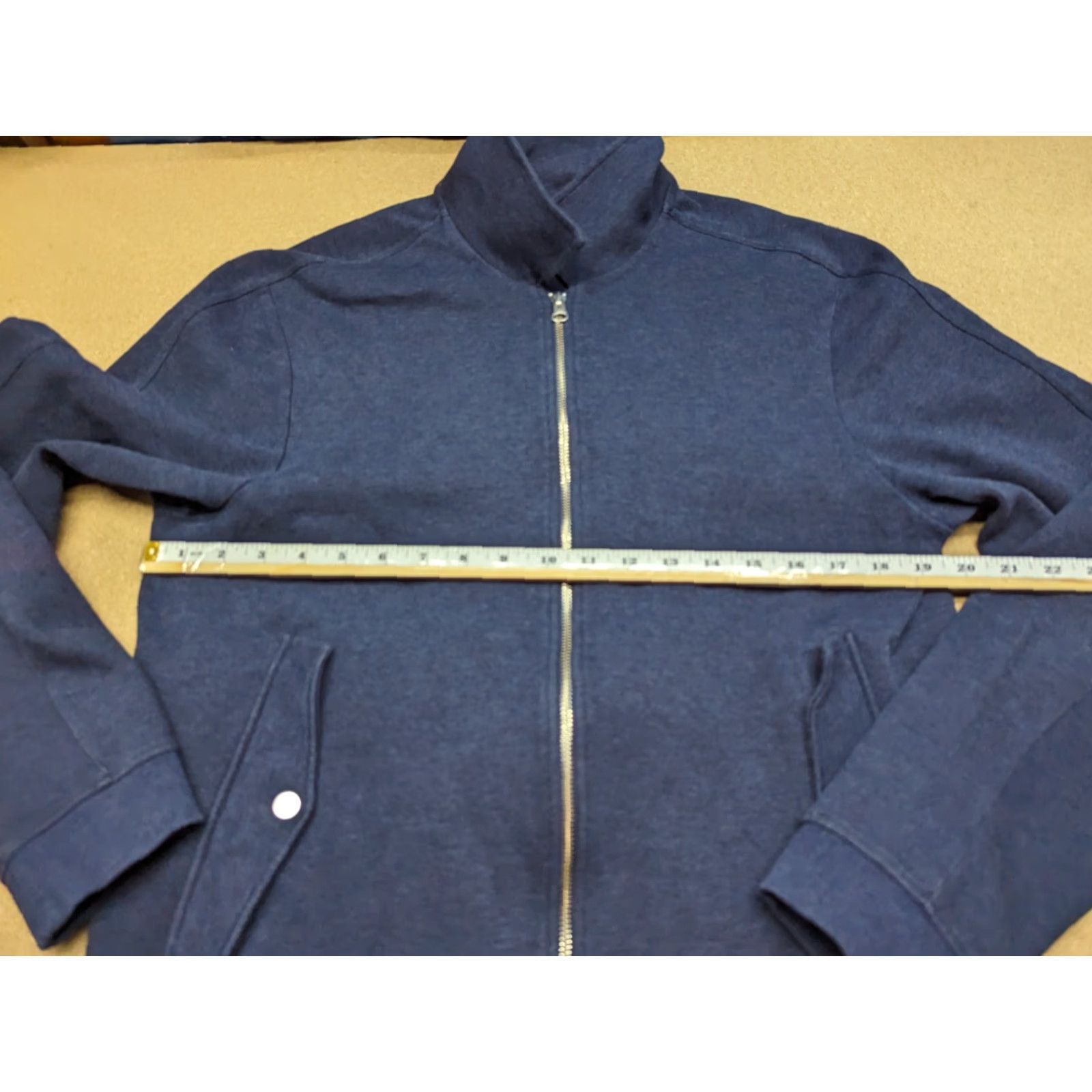 J.Lindeberg J. Lindeberg Jacket Mens M Blue Full Zip Shirt Size US M / EU 48-50 / 2 - 3 Thumbnail