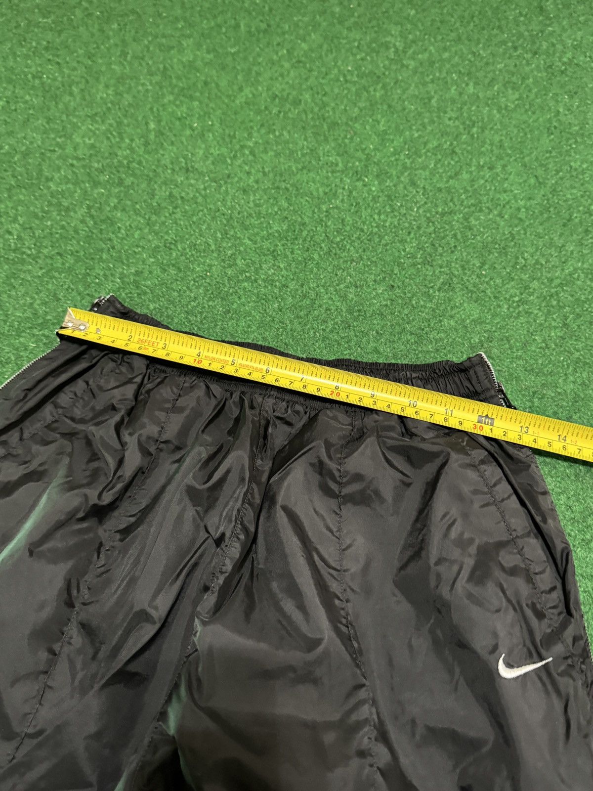 Nike Nike Nylon Jogger Vintage 90s 24x30 Drawstring L Sweatpants Size 24" / US 00 / IT 34 - 7 Thumbnail