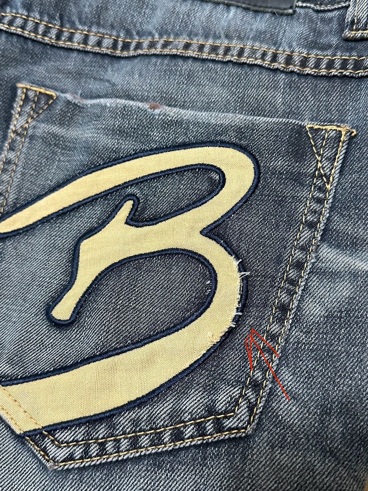 Japanese Brand Big Train Japan Osaka Avant Garde Jeans Y2K Size M 2000s Size US 32 / EU 48 - 13 Thumbnail