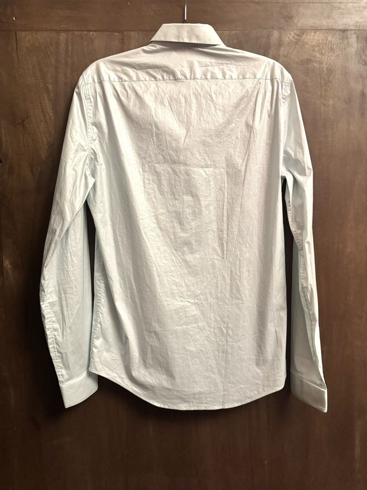 Balenciaga balenciaga light blue mother of pearls shirt Size US S / EU 44-46 / 1 - 3 Thumbnail
