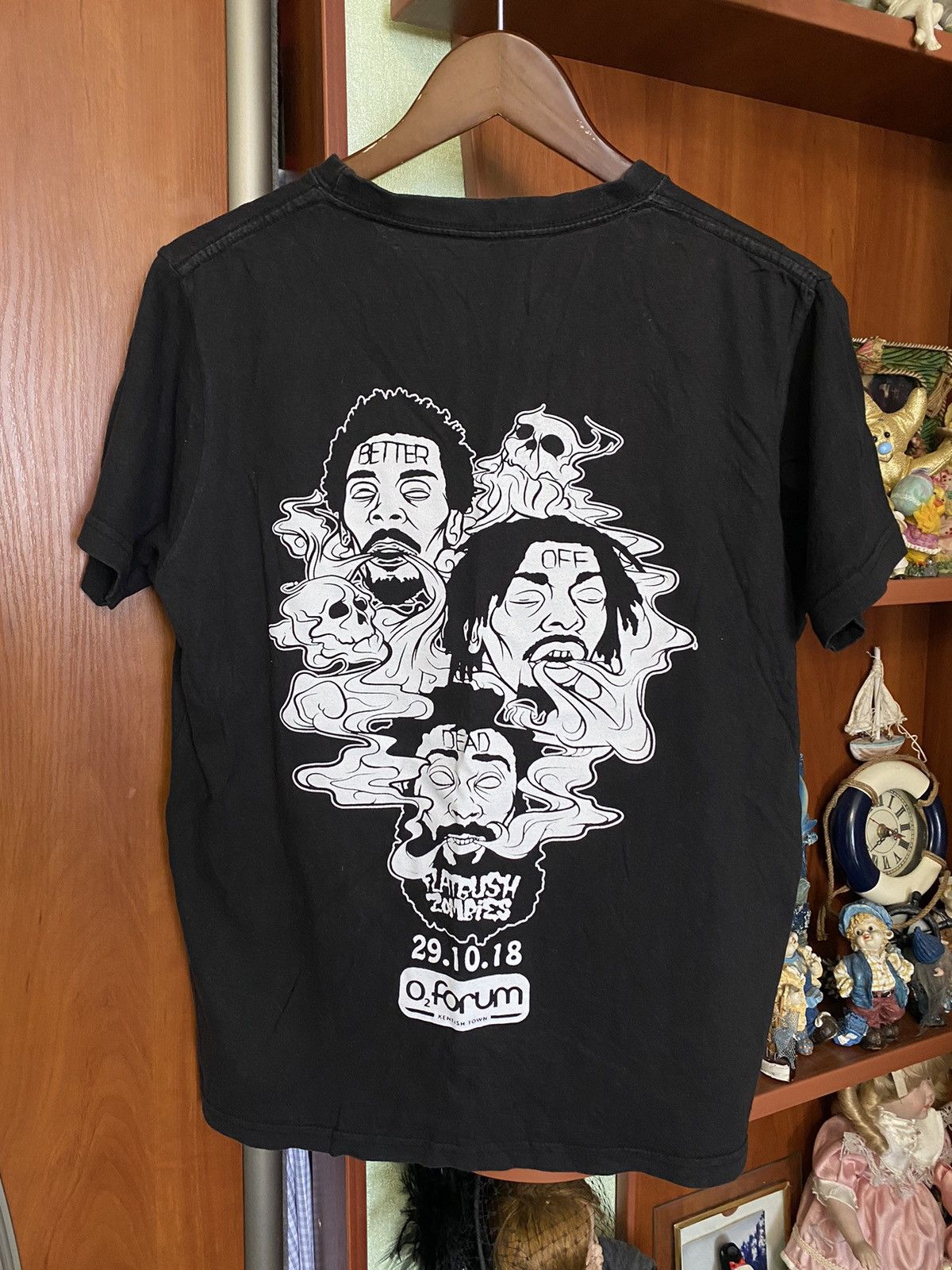 Flatbush Zombies × Rap Tees Flatbush Zombies London Life O2 Forum Kentish Town 2018 Tee Size US M / EU 48-50 / 2 - 1 Thumbnail