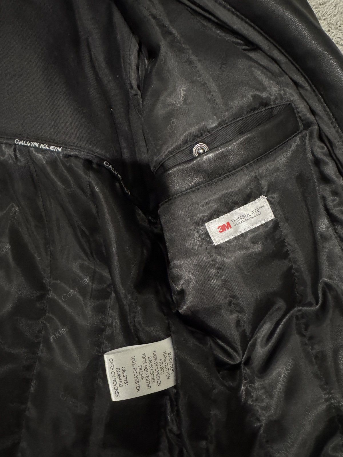 Calvin Klein Calvin Klein Vintage Leather Trench Size US M / EU 48-50 / 2 - 2 Thumbnail