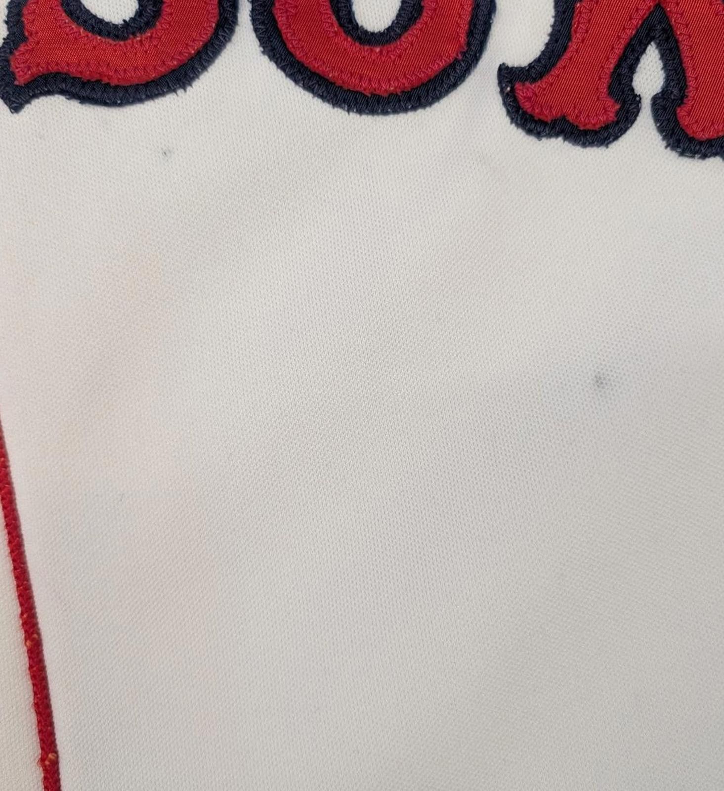 MLB Vintage 80s Boston Red Sox Sand Knit MLB Baseball Jersey Size US L / EU 52-54 / 3 - 6 Thumbnail