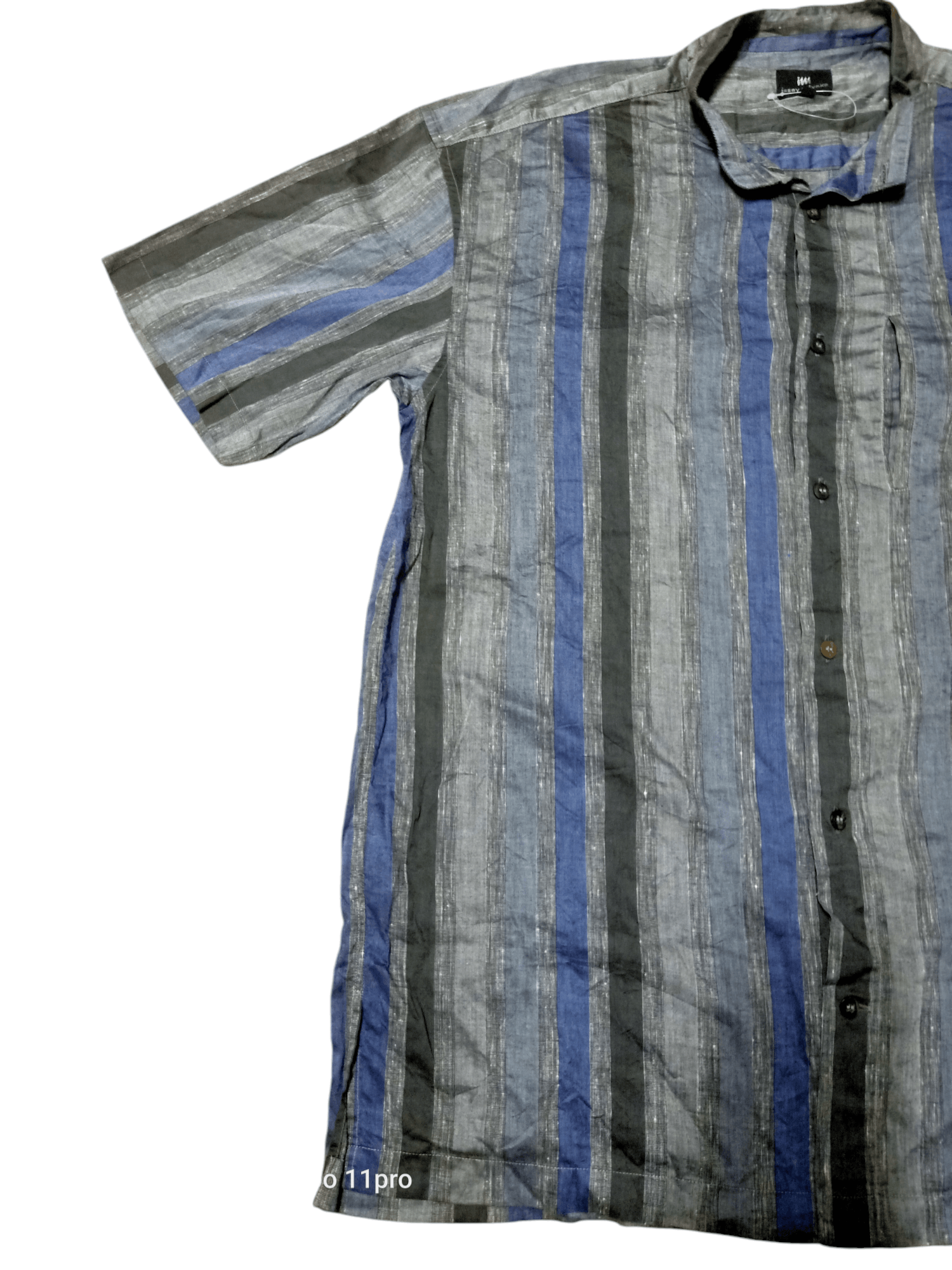 Issey Miyaki Button Up Front Poket coller