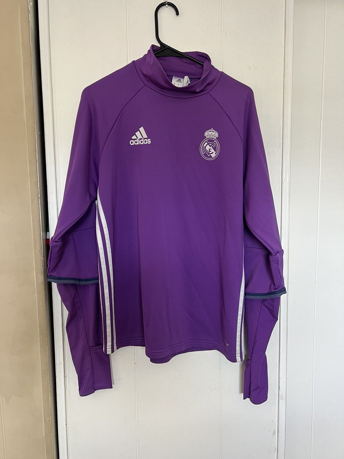 Adidas Real Madrid Training Long Sleeve Size US M / EU 48-50 / 2 - 1 Thumbnail