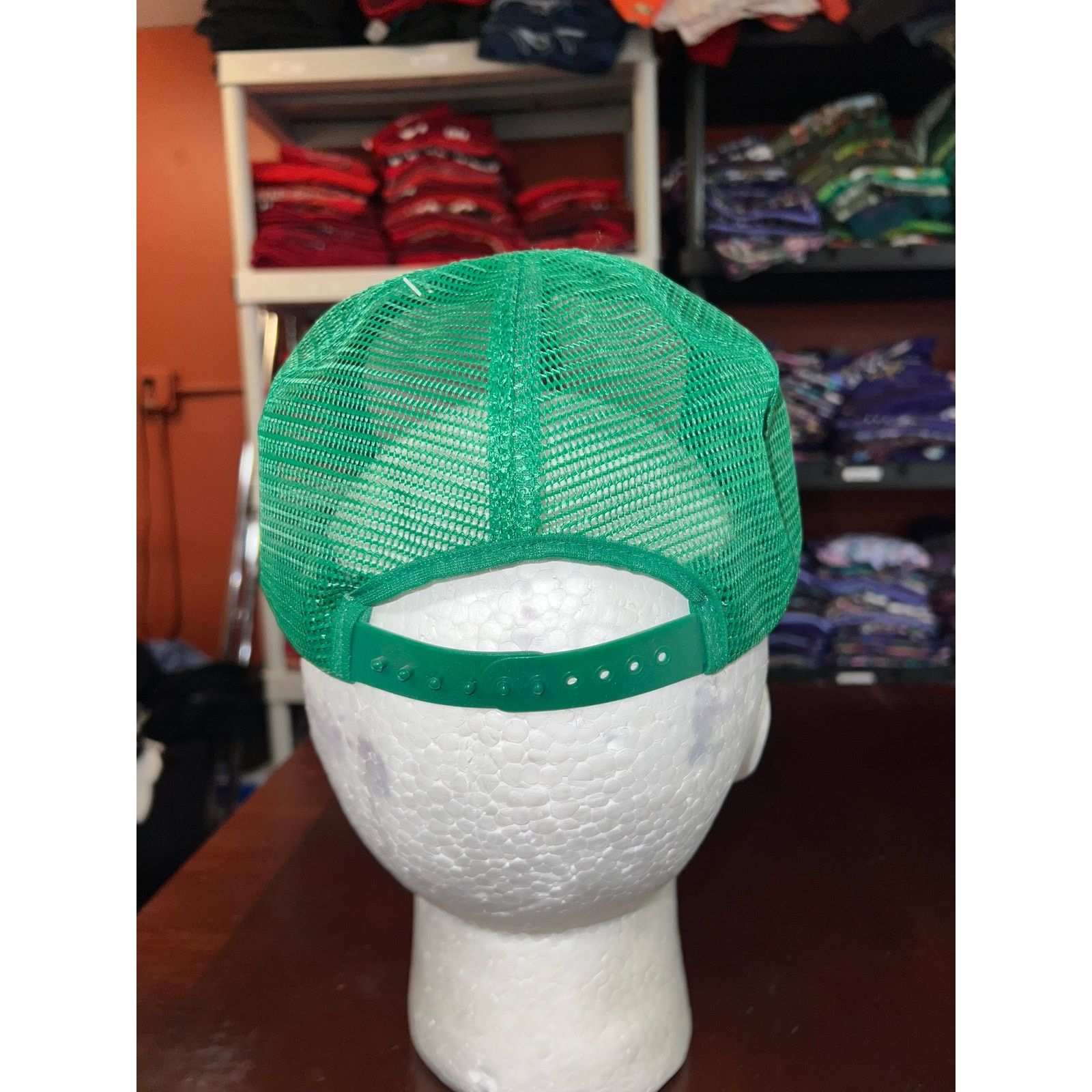 Vintage Vintage Southern Bell Snapback Green Trucker Hat VTG 80s OS Size ONE SIZE - 5 Thumbnail