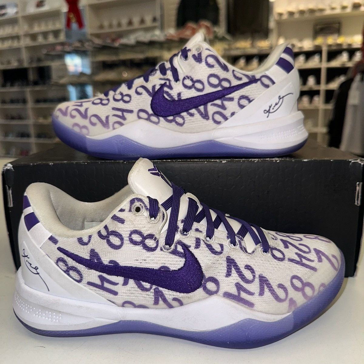 Nike Size 5.5 - Nike Kobe 8 Protro Court Purple Size US 5.5 / EU 38 - 1 Thumbnail