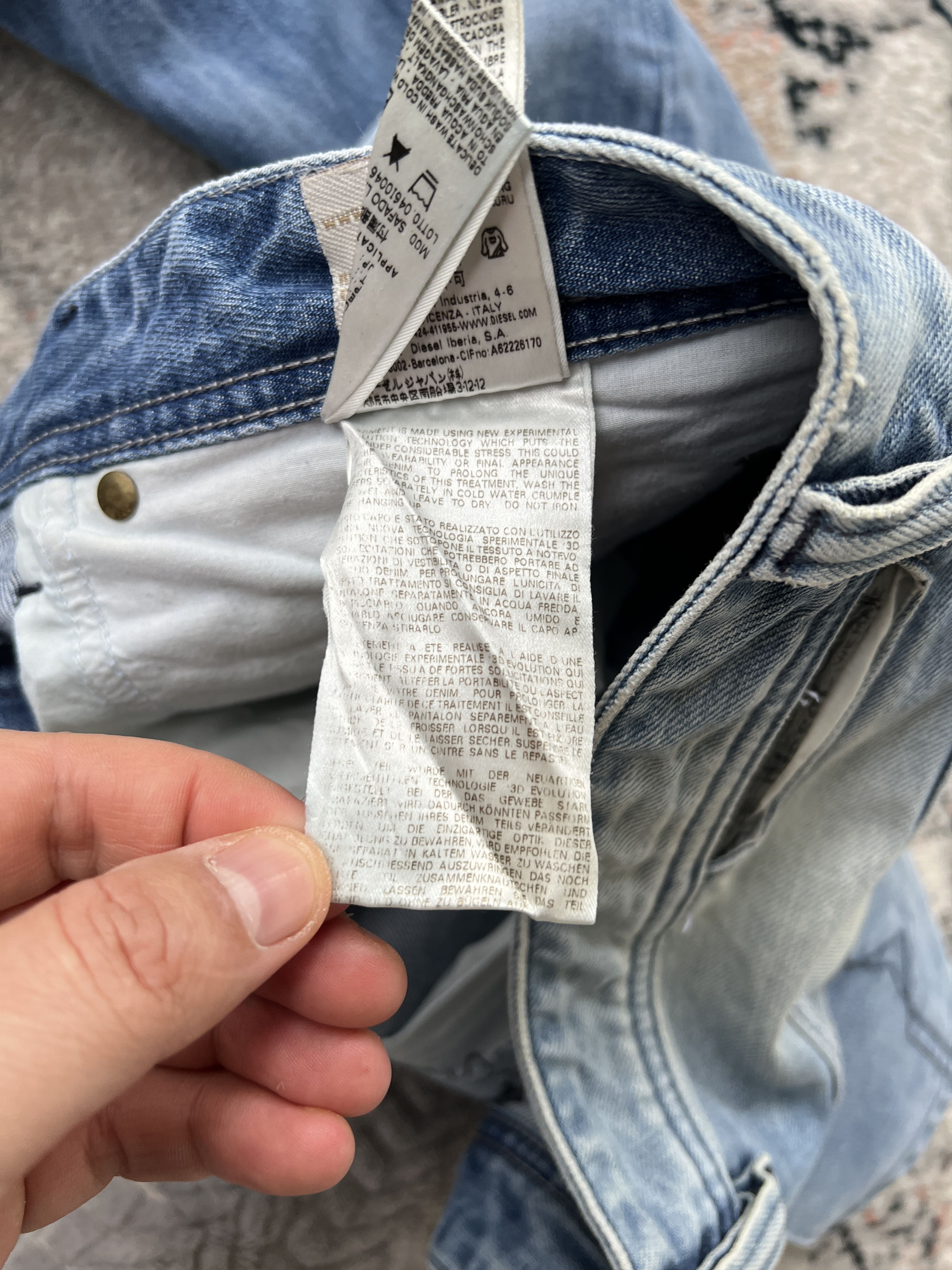 Diesel Diesel Safado Jeans Size US 34 / EU 50 - 12 Thumbnail