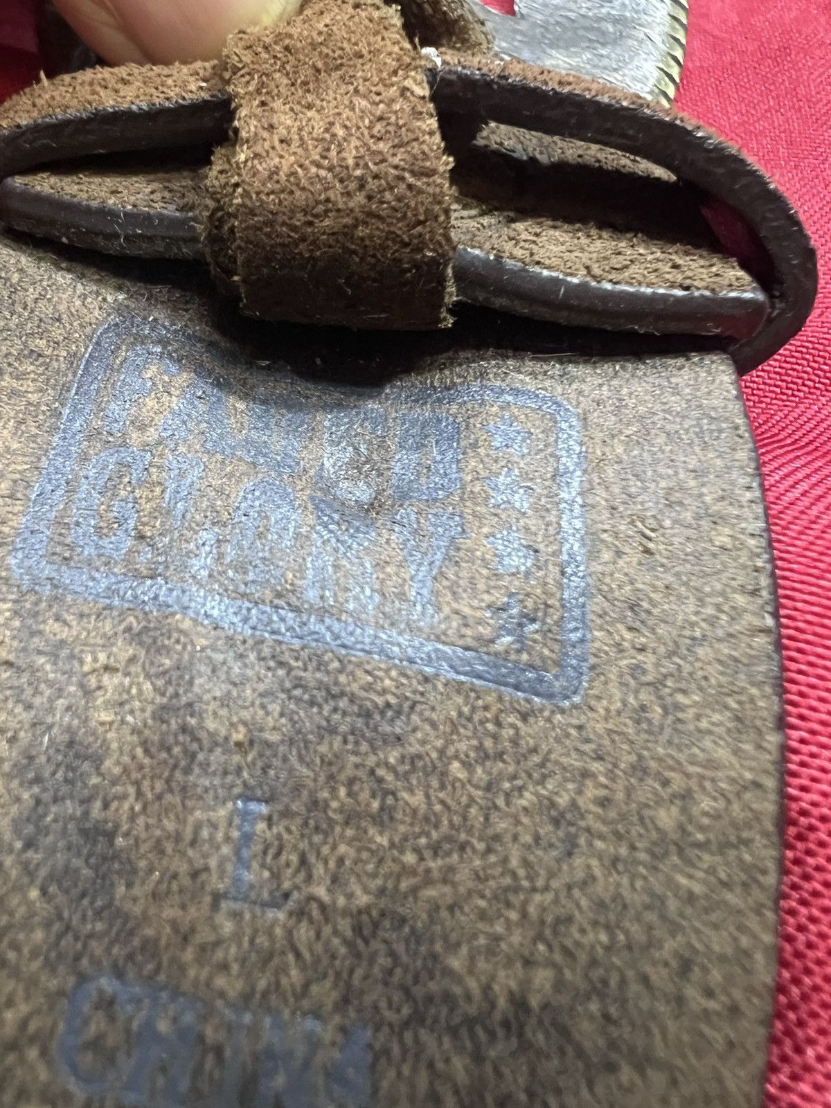 Faded Glory Faded glory bunker belt cowboy suede leahter brown Size ONE SIZE - 5 Thumbnail
