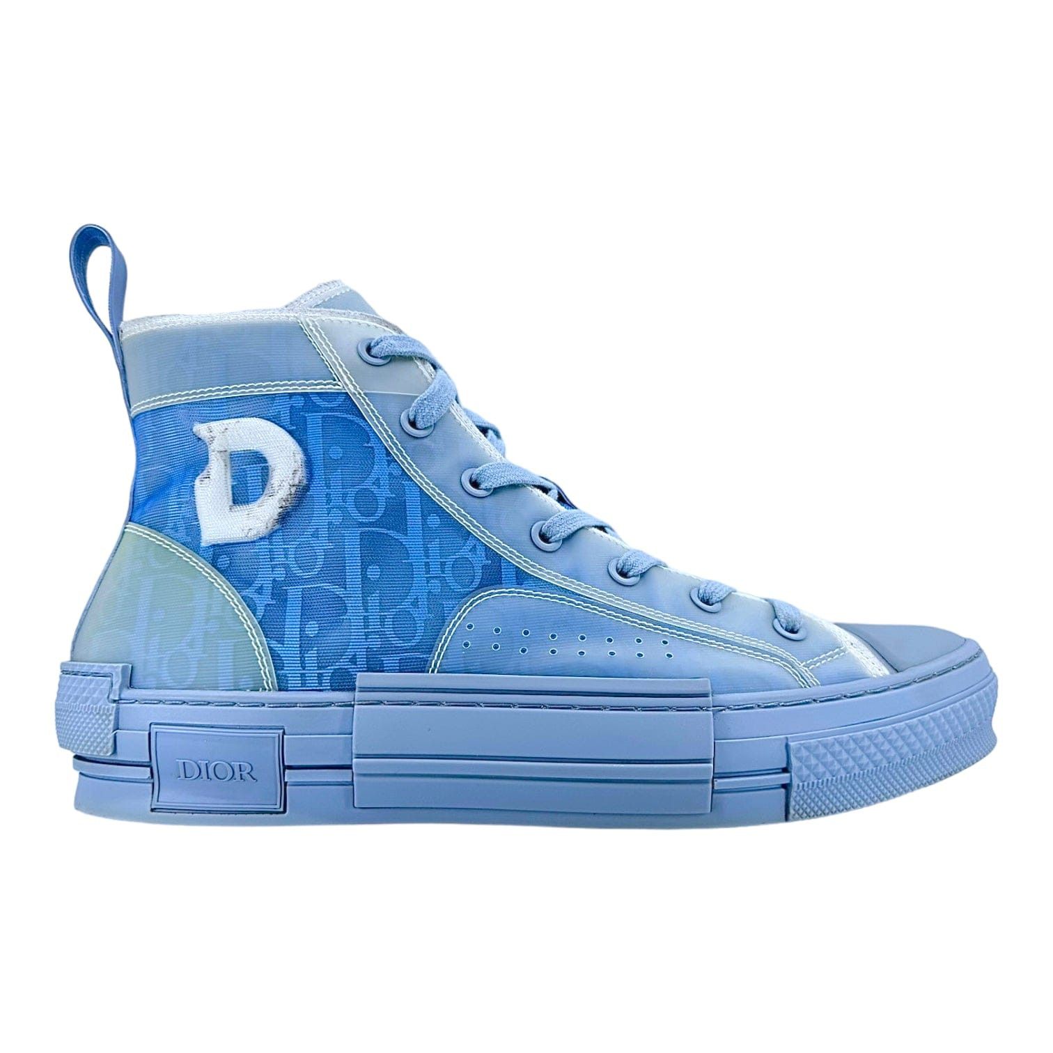 Dior Dior B23 Trainer High Top Daniel Arsham Blue Size US 9 / EU 42 - 1 Thumbnail
