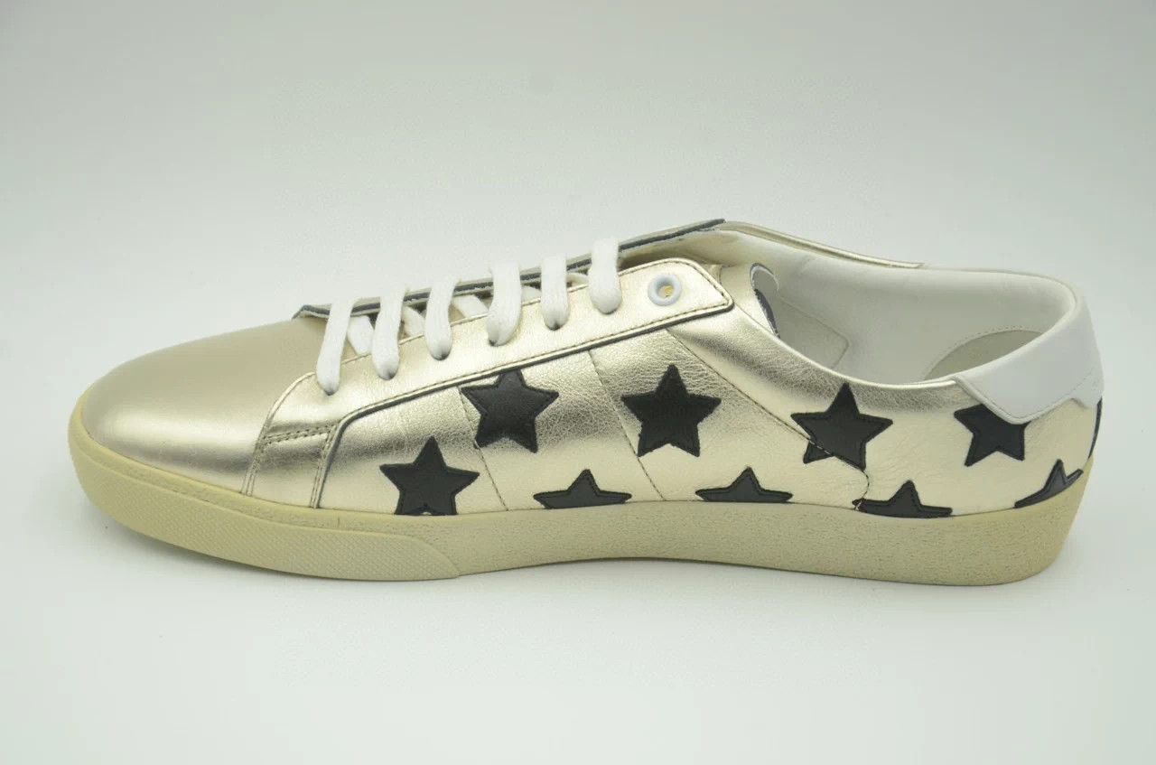 Saint Laurent Paris Saint Laurent SLP Gold Star Sneakers Size US 10 / EU 43 - 6 Thumbnail
