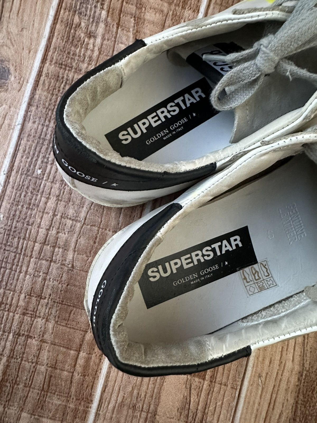 Golden Goose Golden Goose ‘Have a Golden Day’ White Leather/Suede Lowtops Size US 10 / EU 43 - 24 Thumbnail