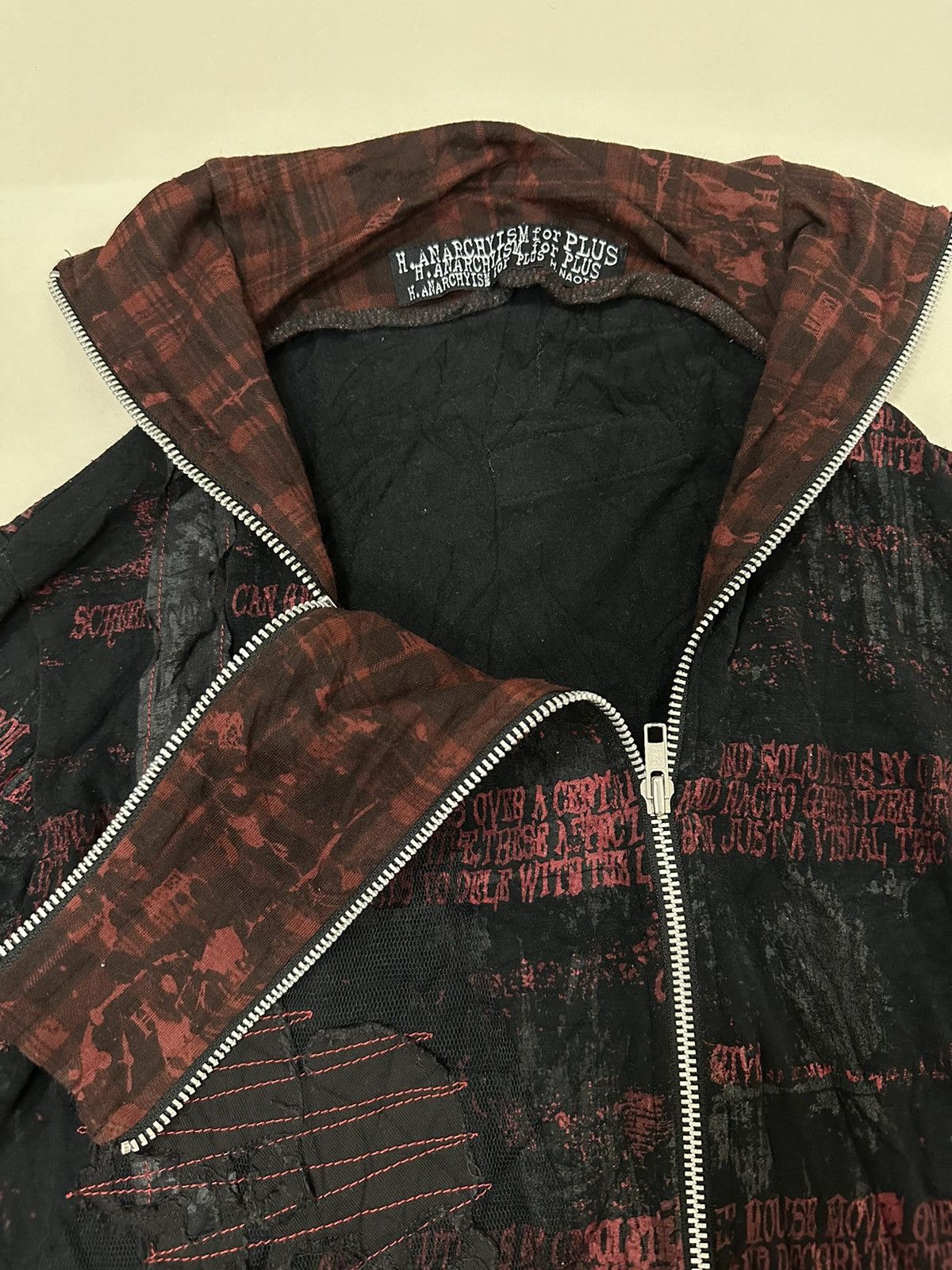 If Six Was Nine H.Anarchyism For Plus Punk Jacket High Collar Size US M / EU 48-50 / 2 - 6 Thumbnail