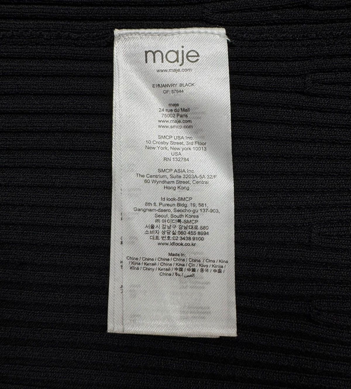 Maje Maje Tight Knit Maxi Skirt Pleated Viscose size 3 Size 34" / US 12 / IT 48 - 11 Thumbnail