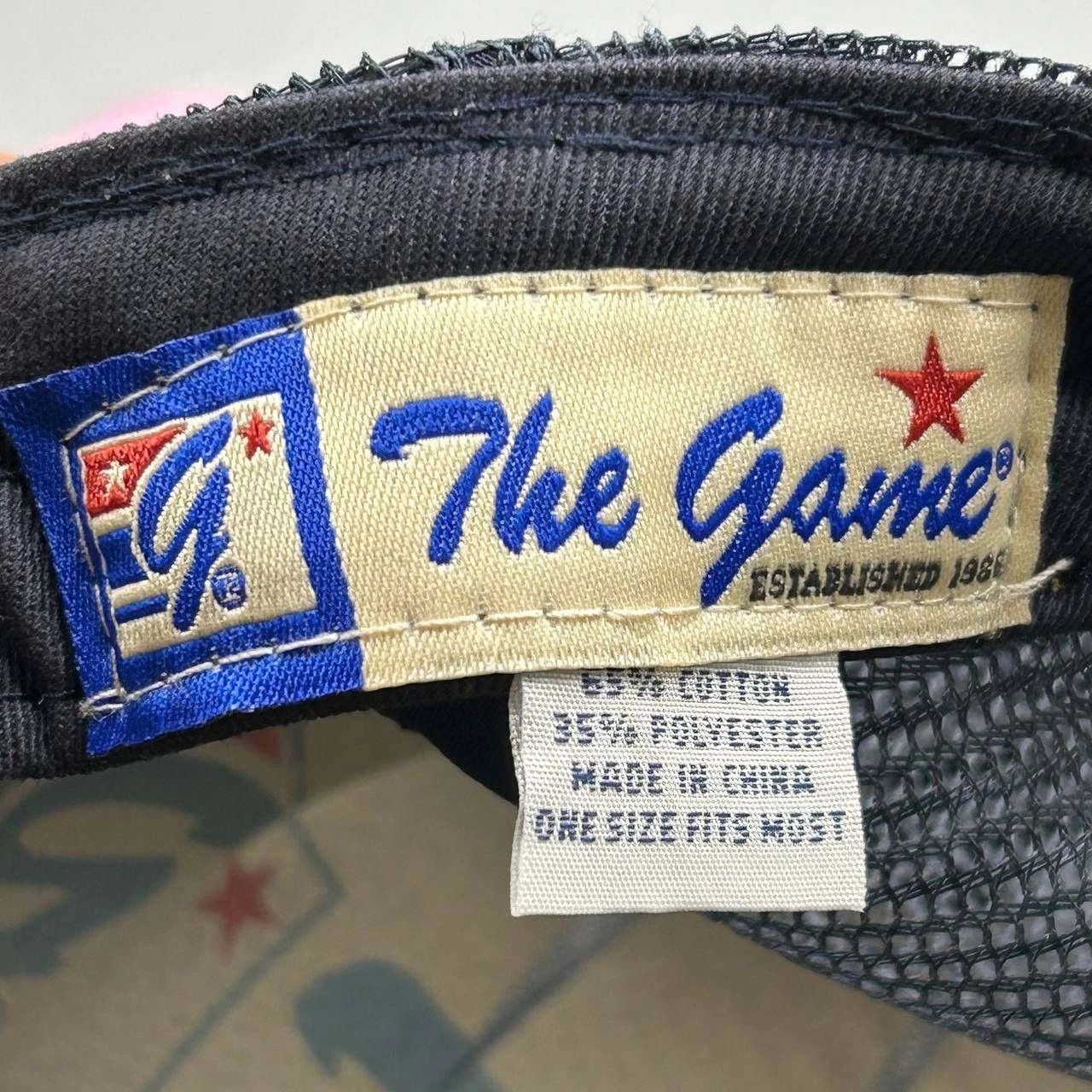 The Game Chicago Illinois Trucker Hat Men Blue Embroidered Snap Back Size ONE SIZE - 3 Thumbnail