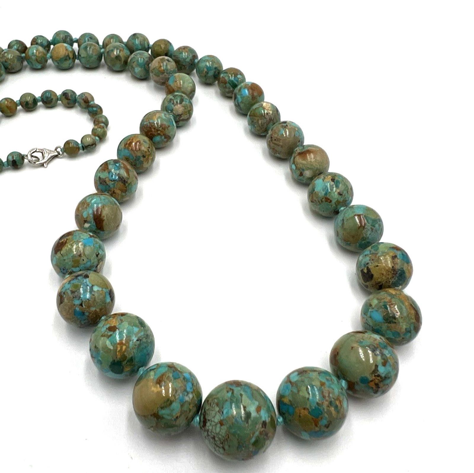 Other Dennis Kalisteo Navajo Turquoise Sterling Silver Necklace Size ONE SIZE - 3 Thumbnail