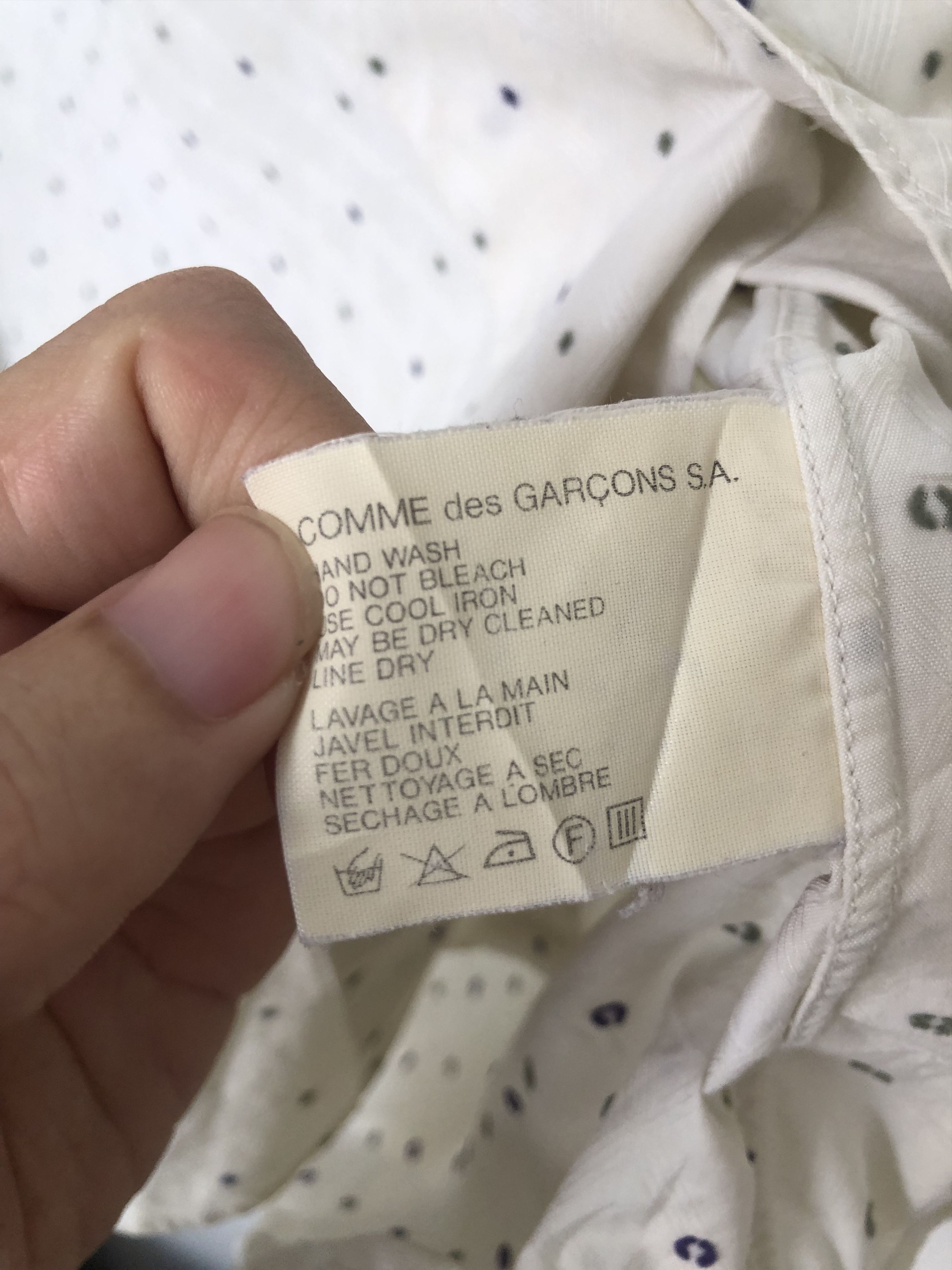 Comme des Garcons SHIRT vintage polka-dot shirt Size US S / EU 44-46 / 1 - 4 Thumbnail