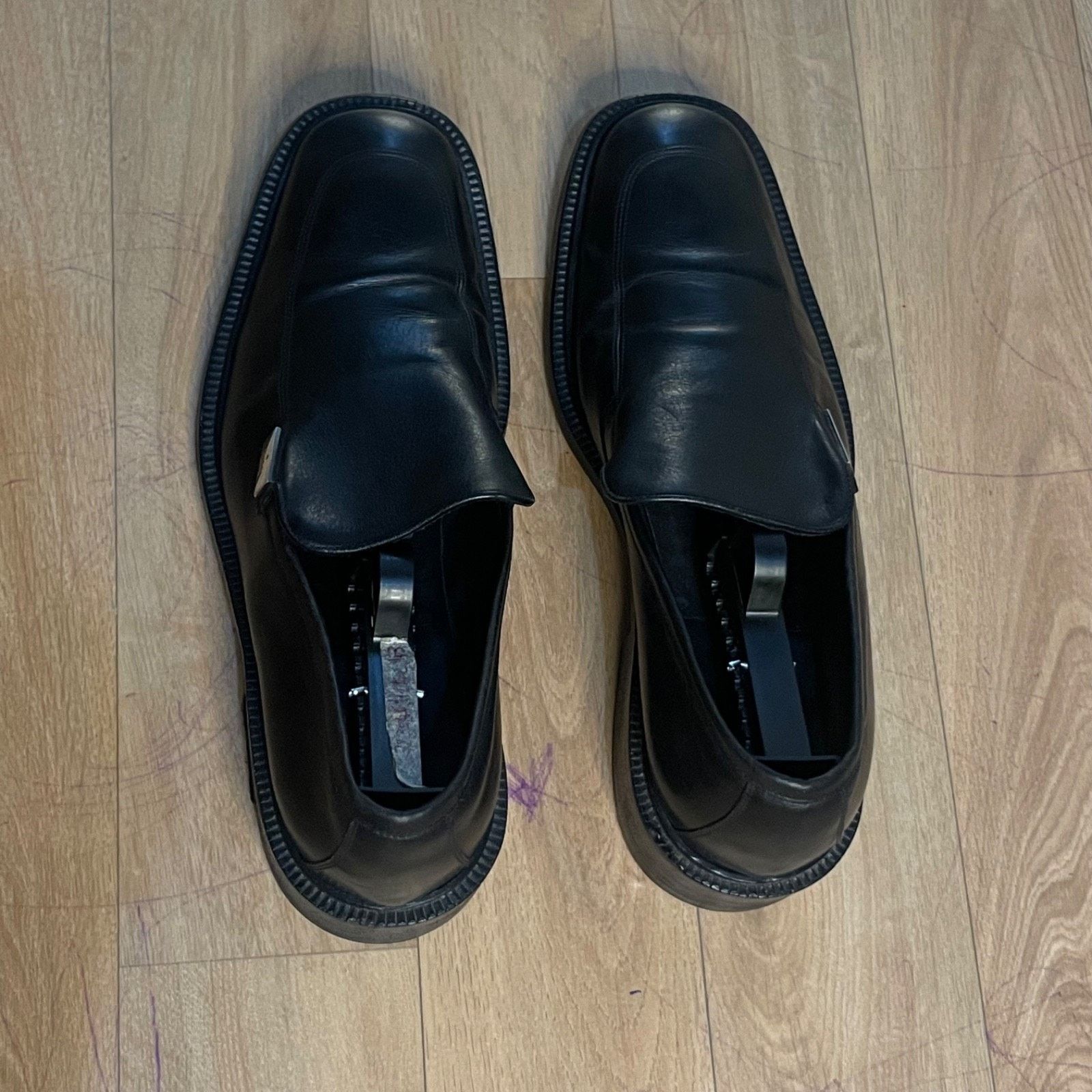 Gucci GUCCI Luxury Shoes Loafers Leather Vintage Dress Italy mens Size US 8 / EU 41 - 4 Thumbnail