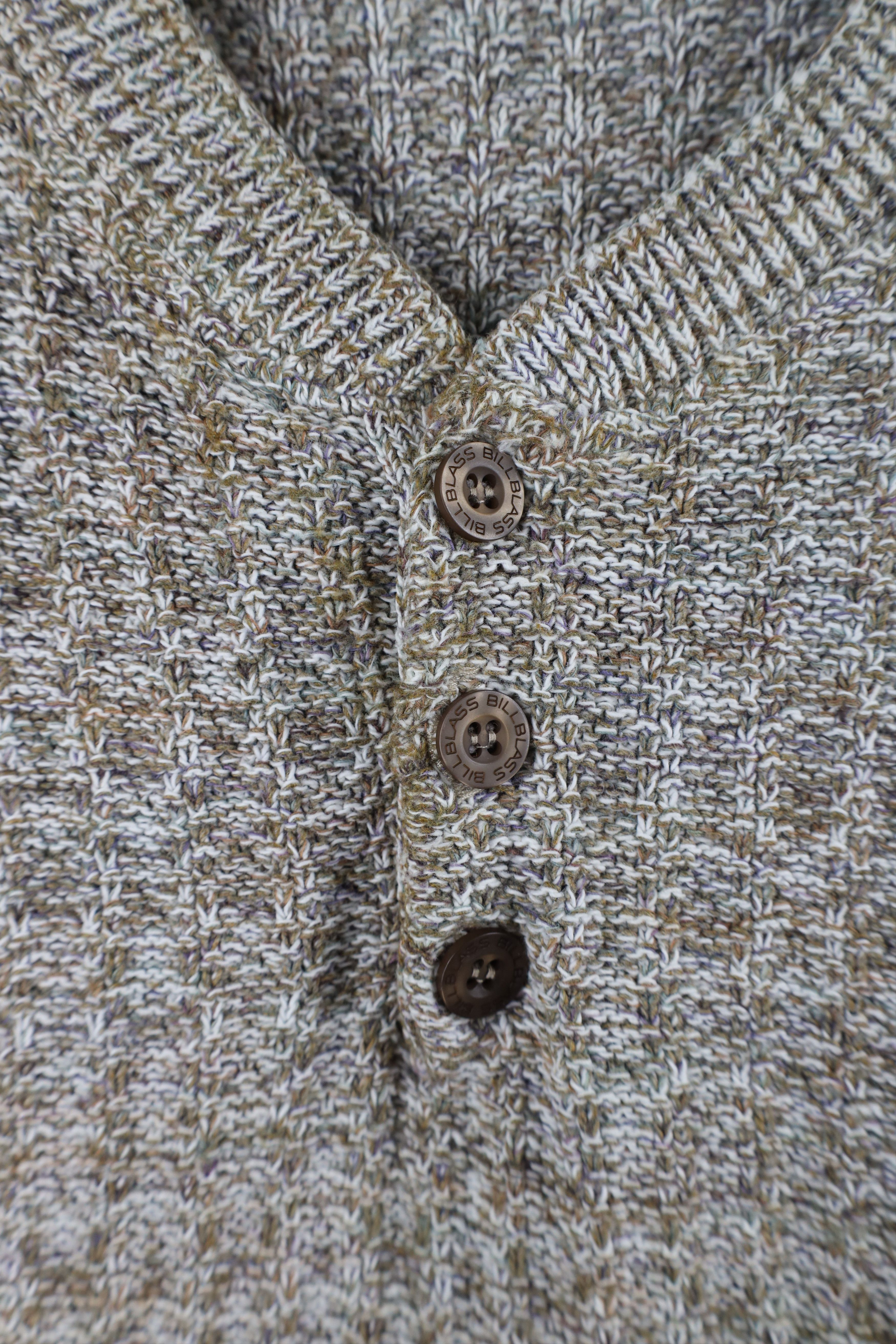 Vintage Vintage 90s Streetwear Hand Framed Knit Henley Sweater USA Size US XL / EU 56 / 4 - 4 Thumbnail
