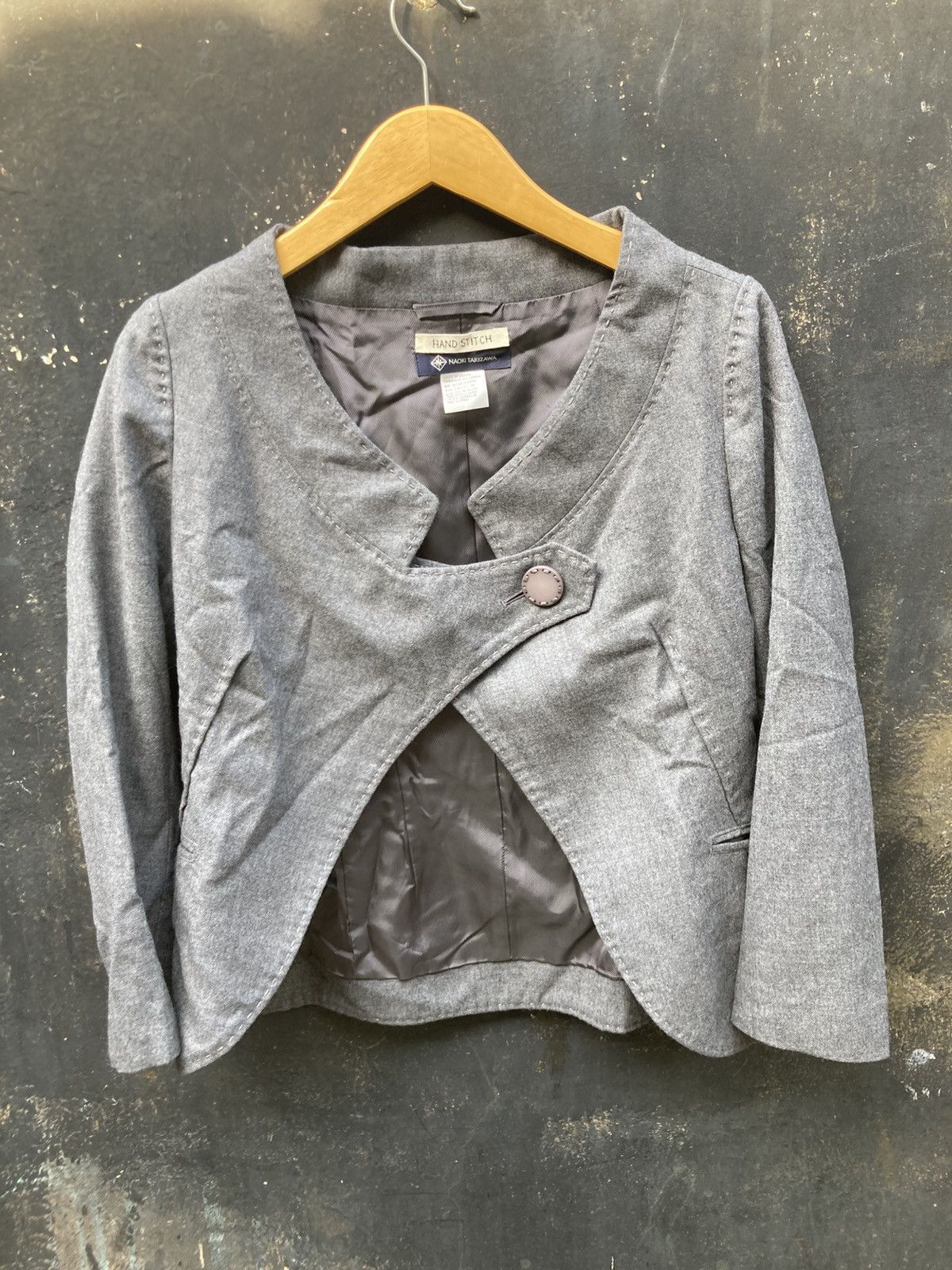 Issey Miyake Rare! NAOKI TAKIZAWA Avant-Garde Asymmetric Blazer Size M / US 6-8 / IT 42-44 - 16 Thumbnail