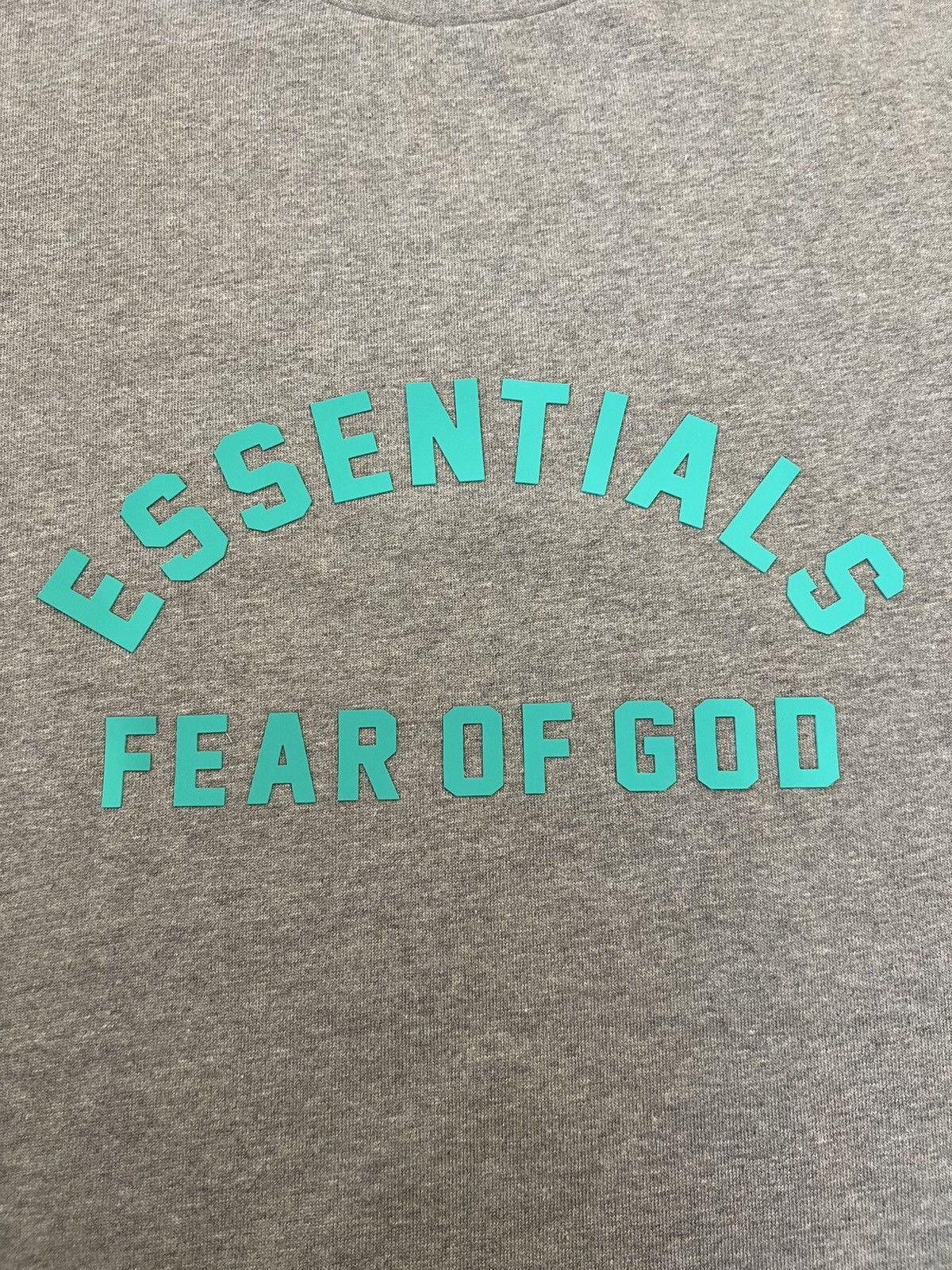 Fear of God Fear Of God Essential Heavy Jersey Tee Dark Heather Oatmeal Size US XL / EU 56 / 4 - 3 Thumbnail
