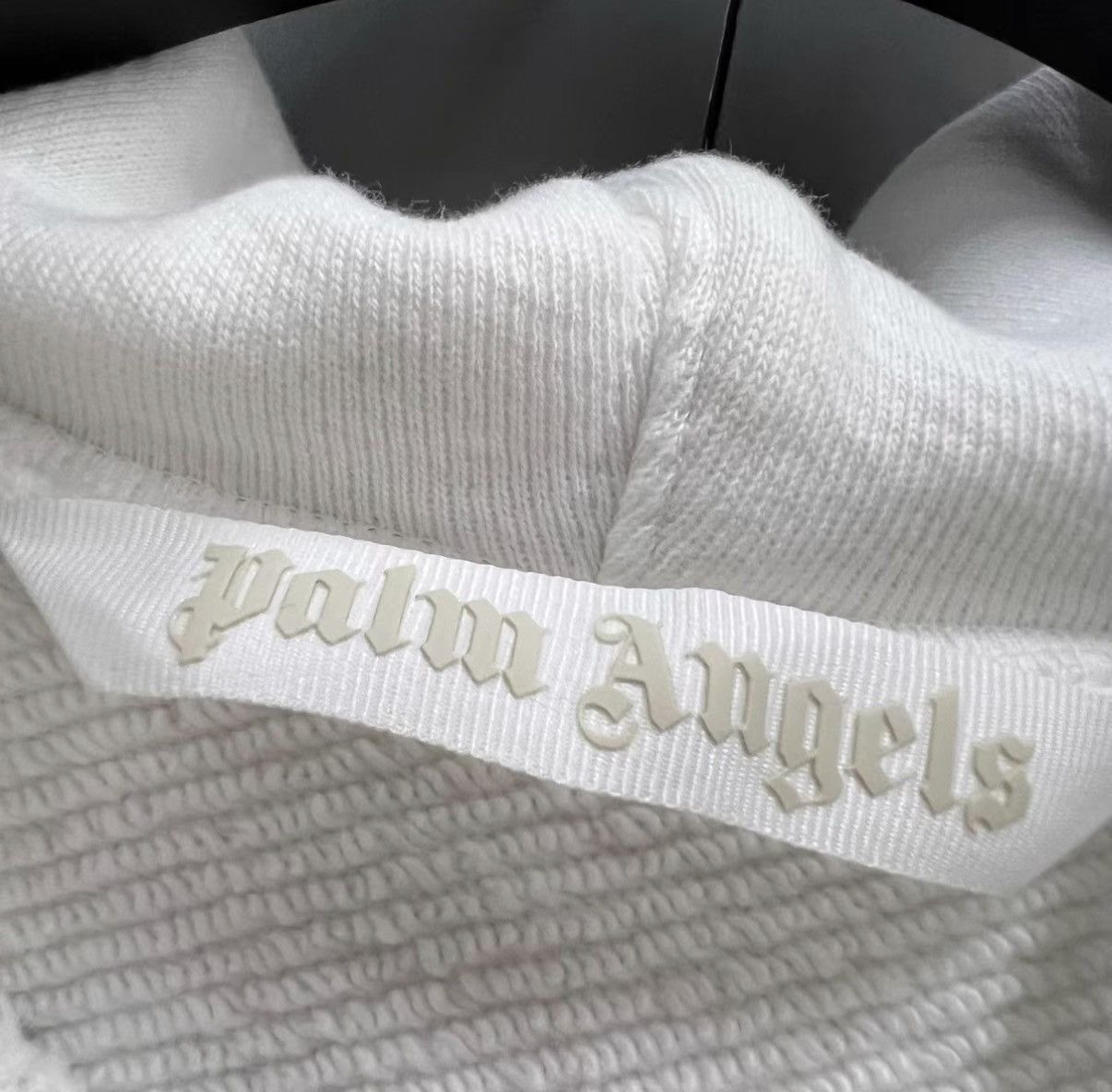 Palm Angels Palm Angels White Rhinestone Logo Print Hoodie J41 Size M / US 6-8 / IT 42-44 - 4 Thumbnail
