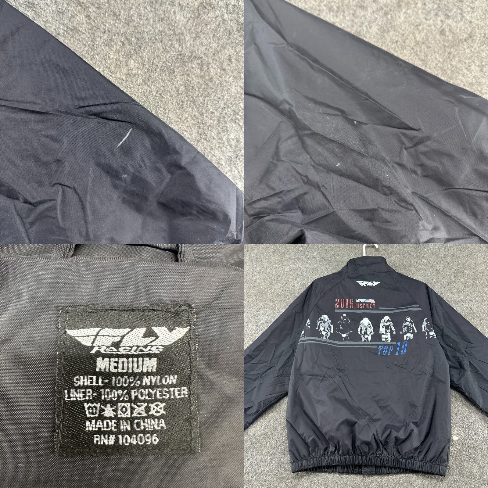 Vintage VINTAGE Fly Racing Jacket Mens M Black Windbreaker Parka USA BMX 2015 District Size US M / EU 48-50 / 2 - 8 Thumbnail
