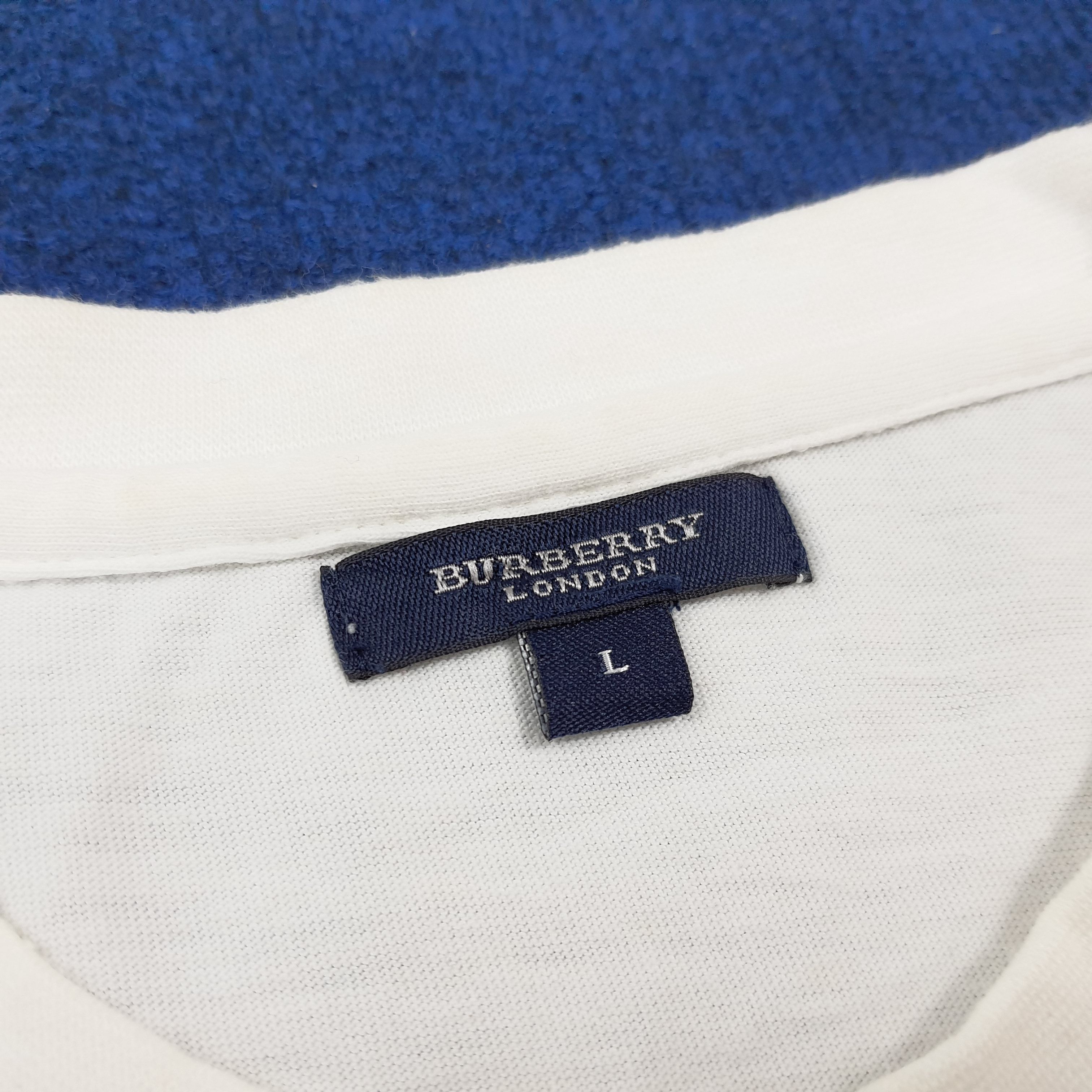 Burberry × Vintage Vintage Burberry London Spell Out Designer Tshirt Size US L / EU 52-54 / 3 - 5 Thumbnail