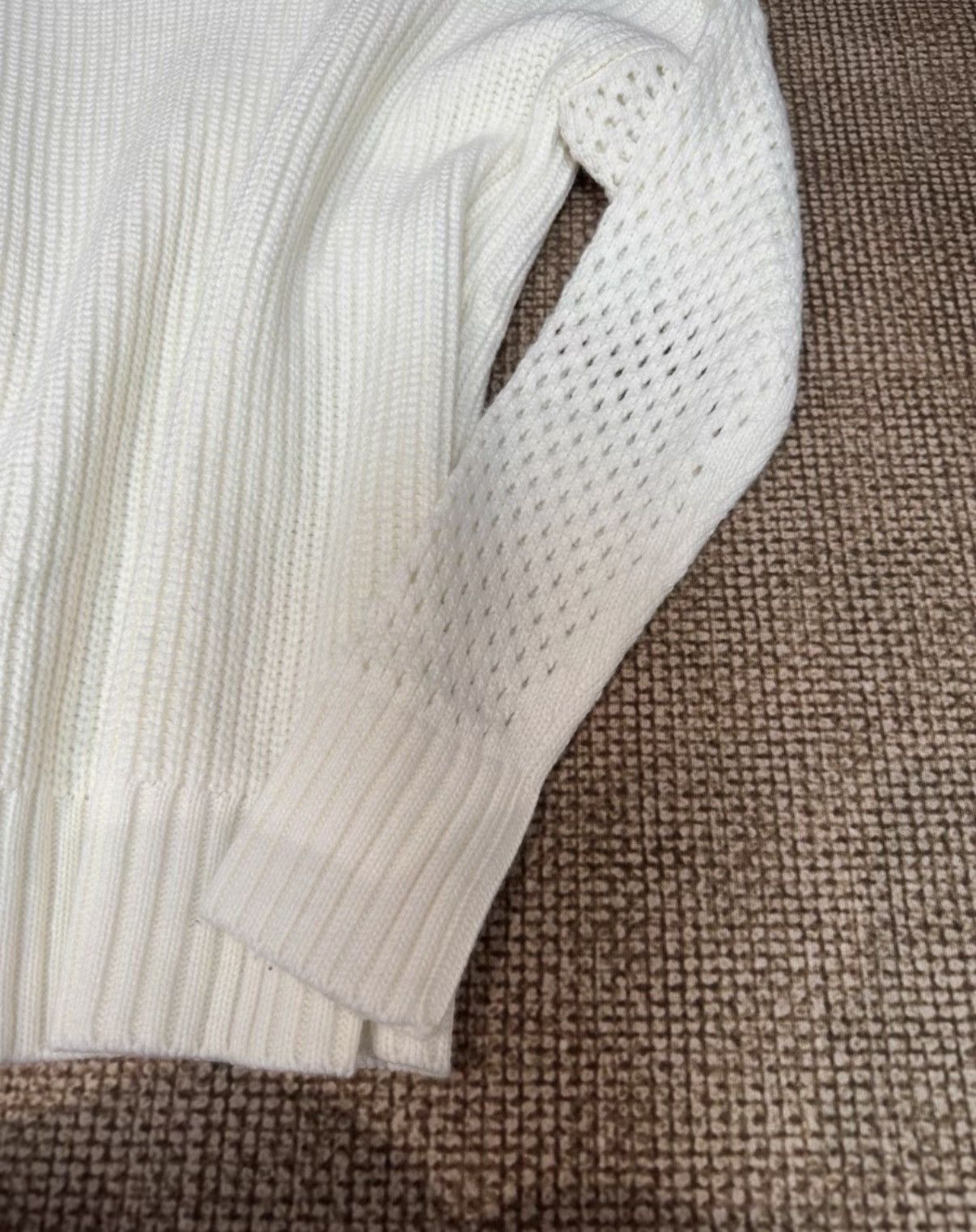 Sulvam Sulvam Cutout Tie High Neck Knit Sweater K23 Size M / US 6-8 / IT 42-44 - 4 Thumbnail