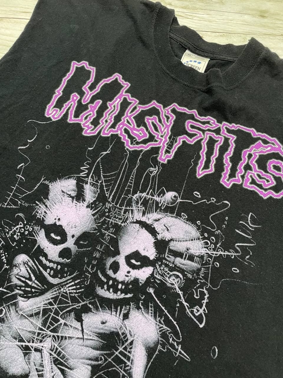 Band Tees Vintage Misfits Violent World 1999 Shirt Sleeveless Rock Y2K Size US XL / EU 56 / 4 - 8 Thumbnail