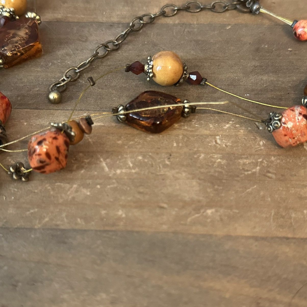 Chicos Chico’s multi strand beaded medallion pendant necklace Size ONE SIZE - 4 Thumbnail