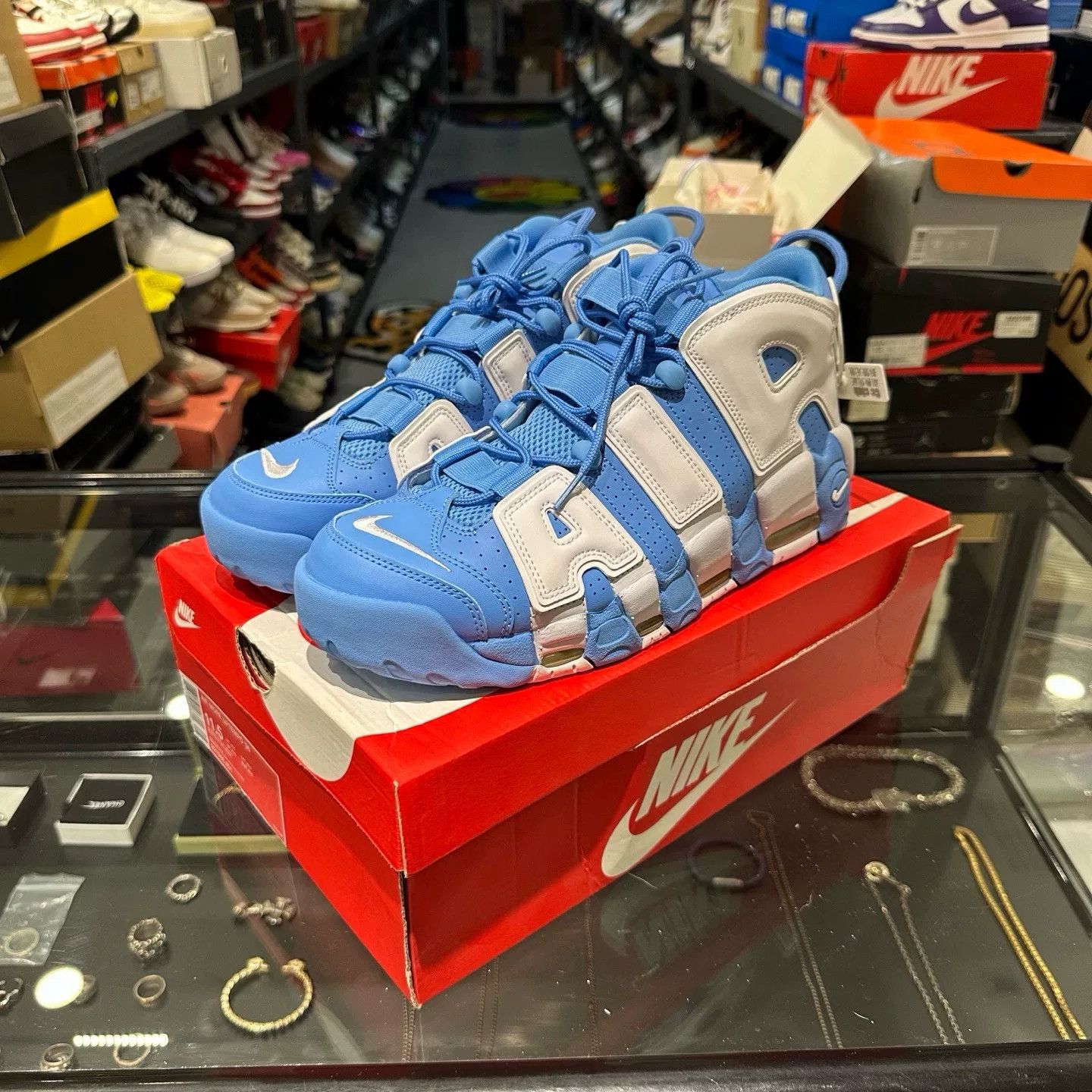 Nike Nike Blue Lowtop Sneakers 12 Men Size US 12 / EU 45 - 1 Thumbnail