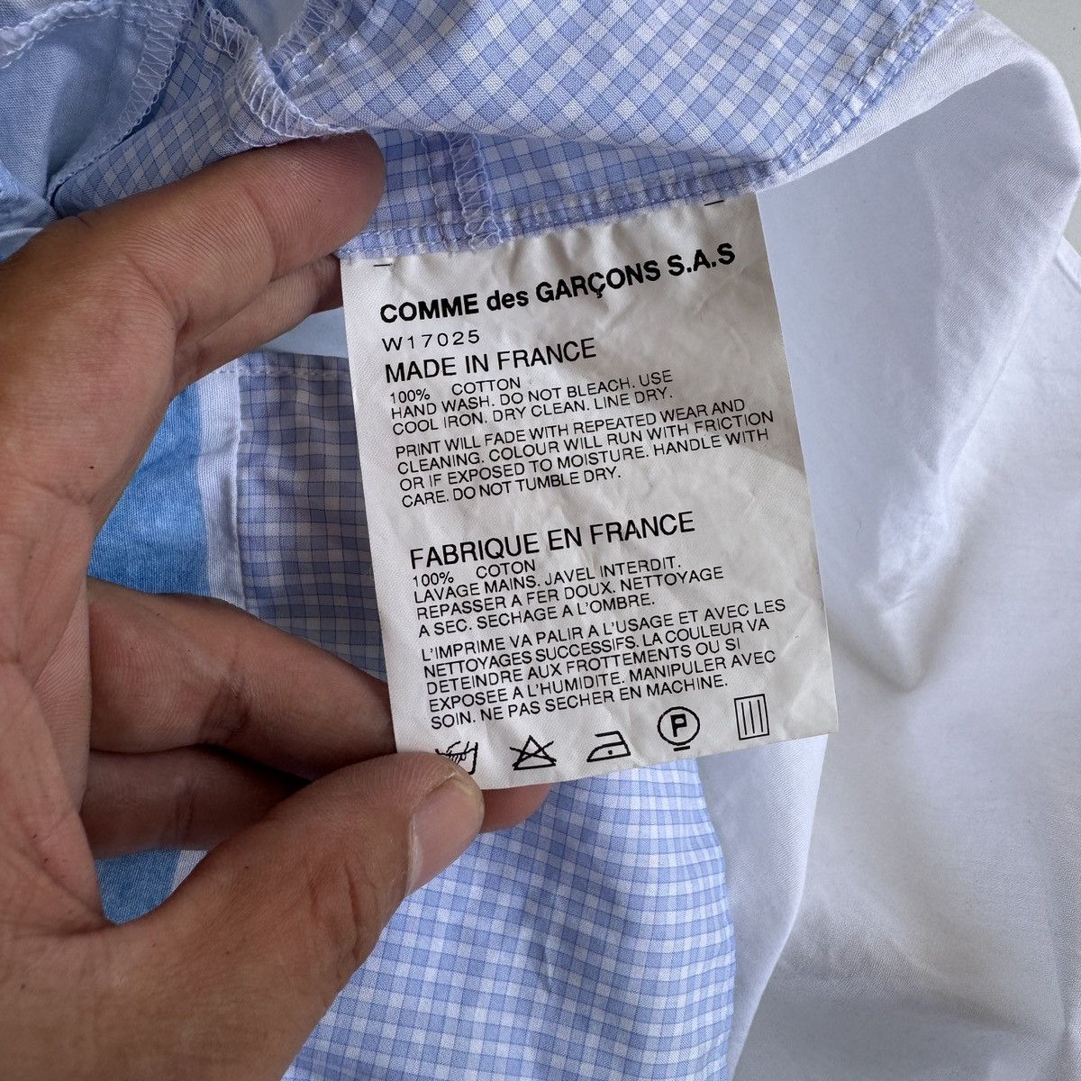 Comme des Garcons SHIRT COMME des GARÇONS SHIRT F/W 09 Patchwork X-Ray Frog Shirt Size US S / EU 44-46 / 1 - 5 Thumbnail
