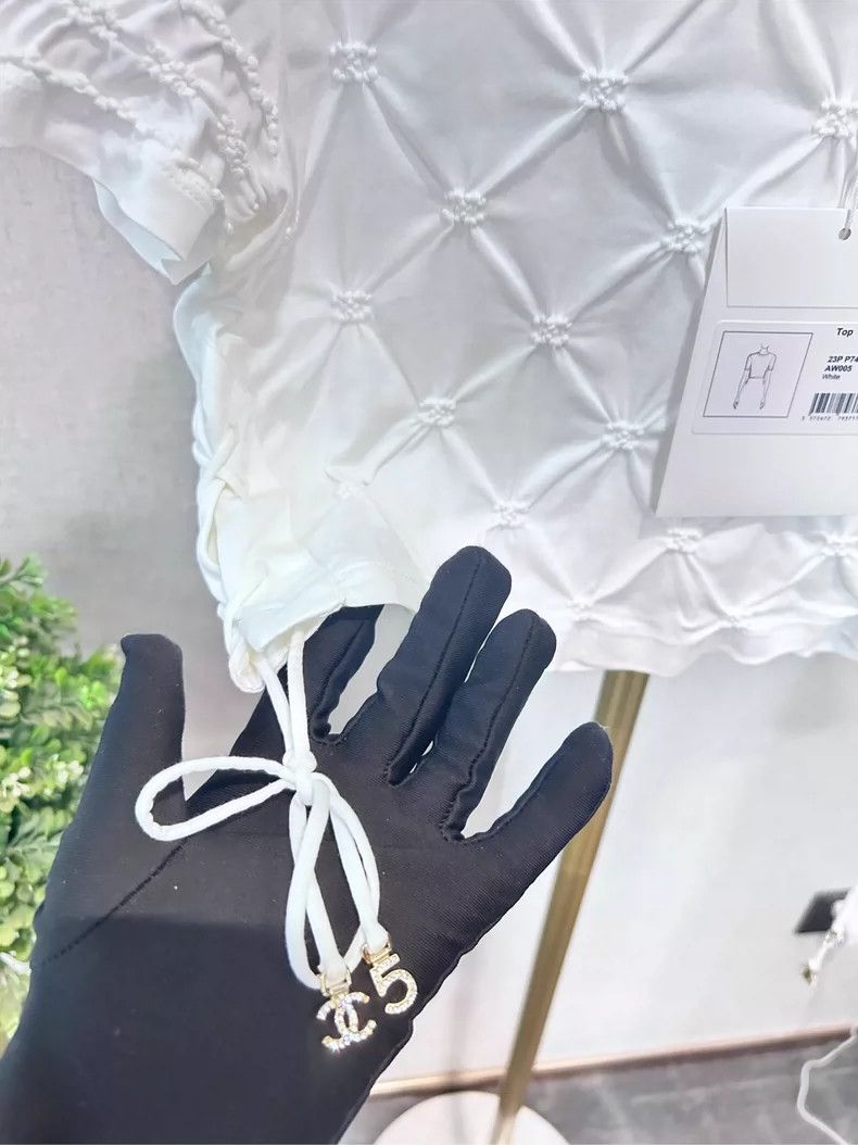 Chanel Chanel 23P full logo drawstring short sleeves Size XS / US 0-2 / IT 36-38 - 3 Thumbnail