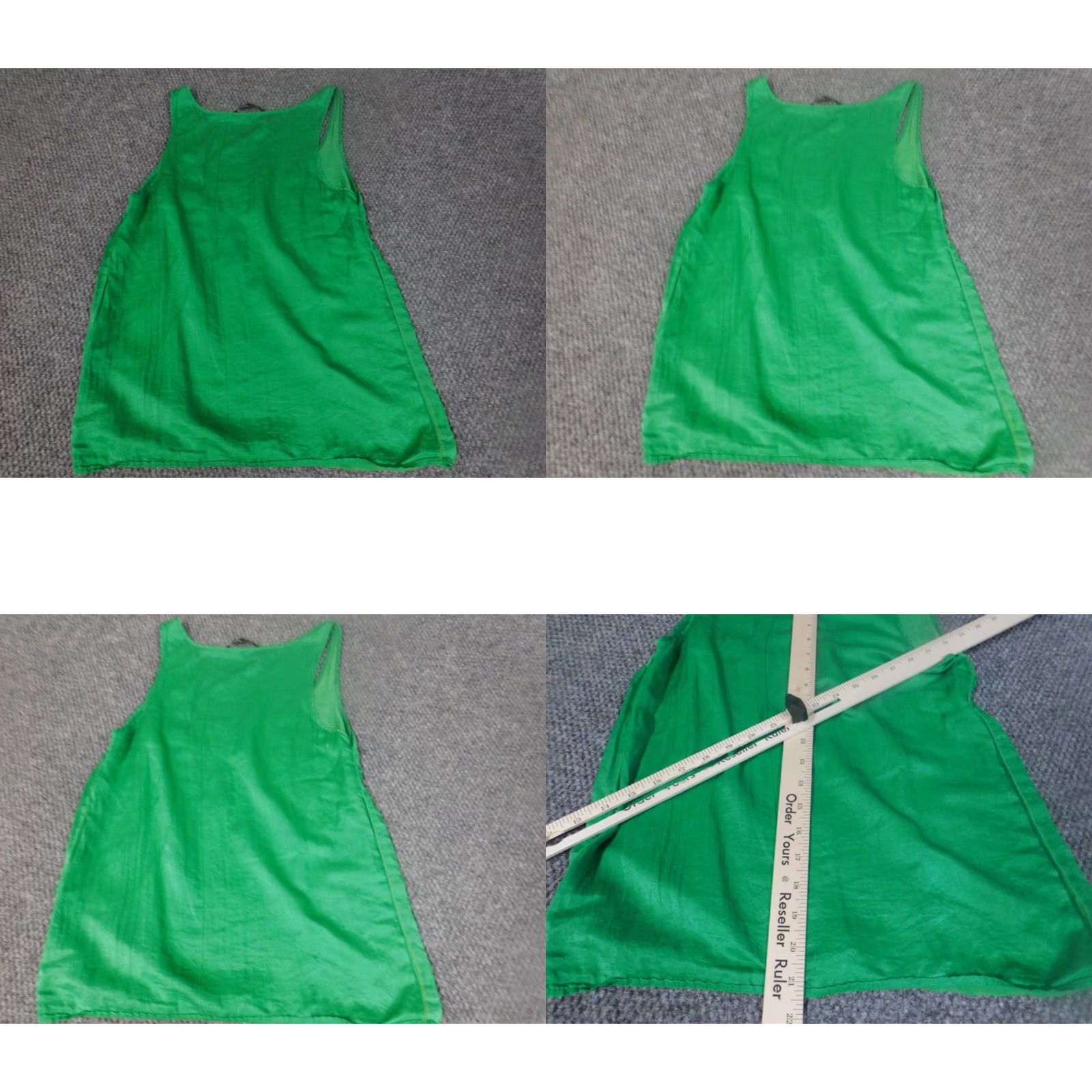 Zara Zara Tank Top Women Sleeveless Green Small Knit Polyester Pocket Casual Modern 90s? (No, but avoid adding). Size S / US 4 / IT 40 - 8 Thumbnail