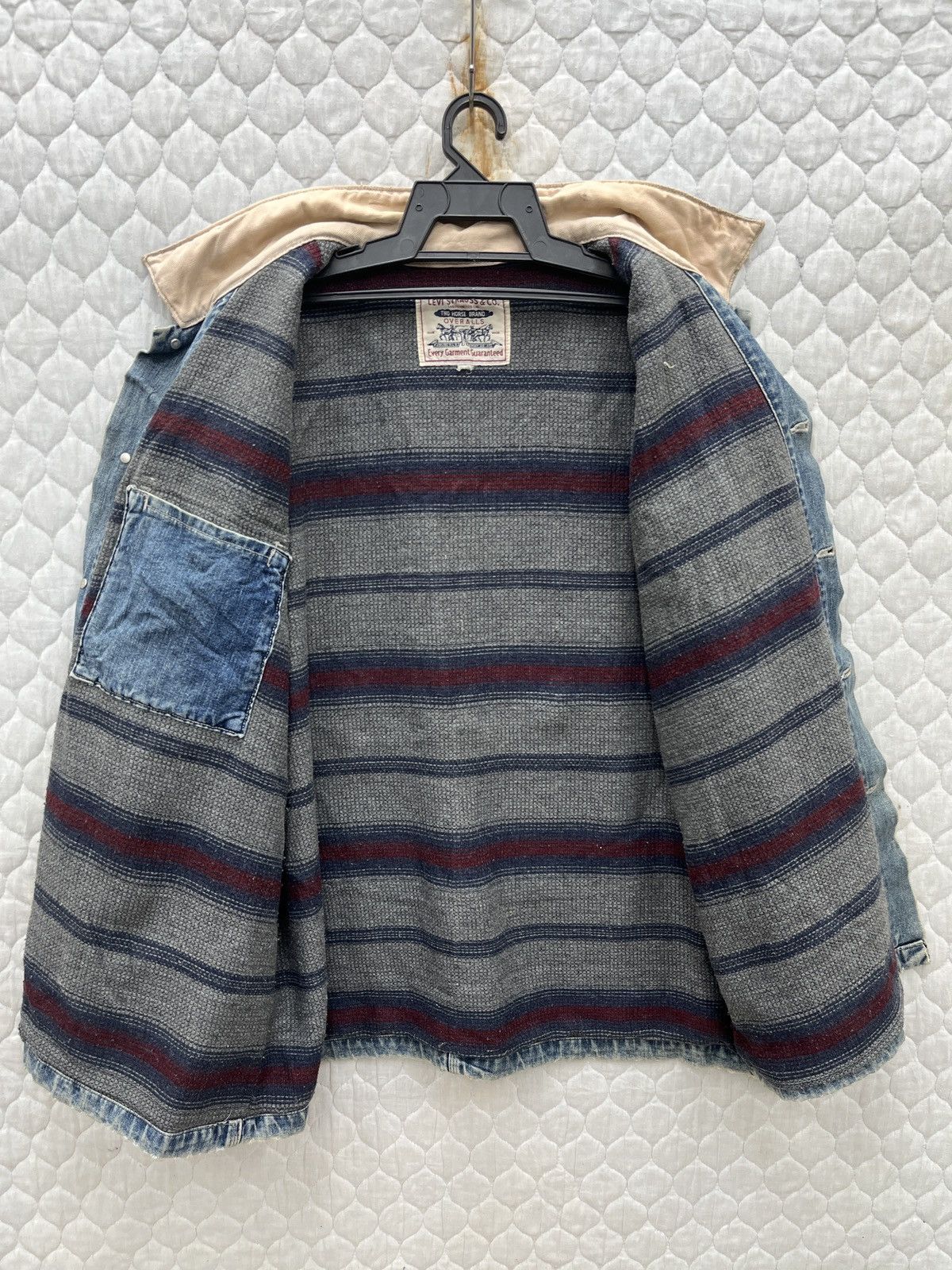 Levi's × Vintage 🔥🔥🔥STEALS VTG LEVIS BLANKET LINED CHORE JACKET Size US L / EU 52-54 / 3 - 7 Thumbnail