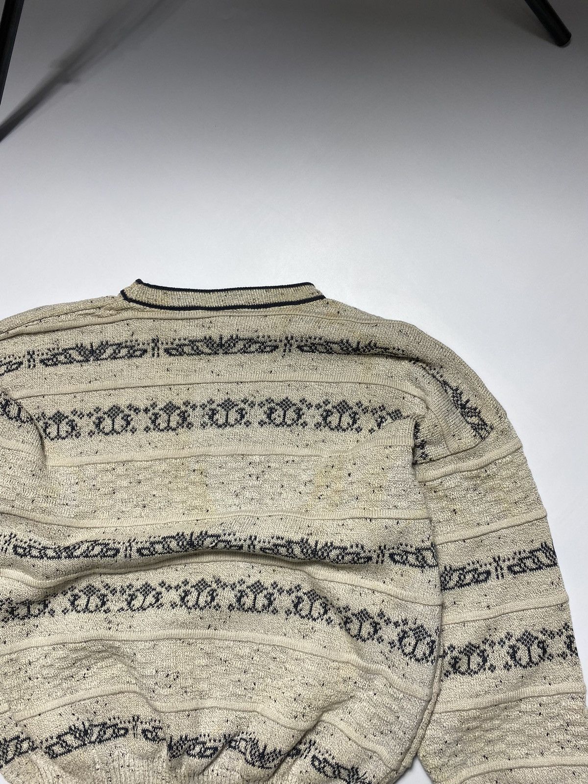 Vintage × Yves Saint Laurent 90s YSL texture Sweater Knitted Size US M / EU 48-50 / 2 - 10 Thumbnail