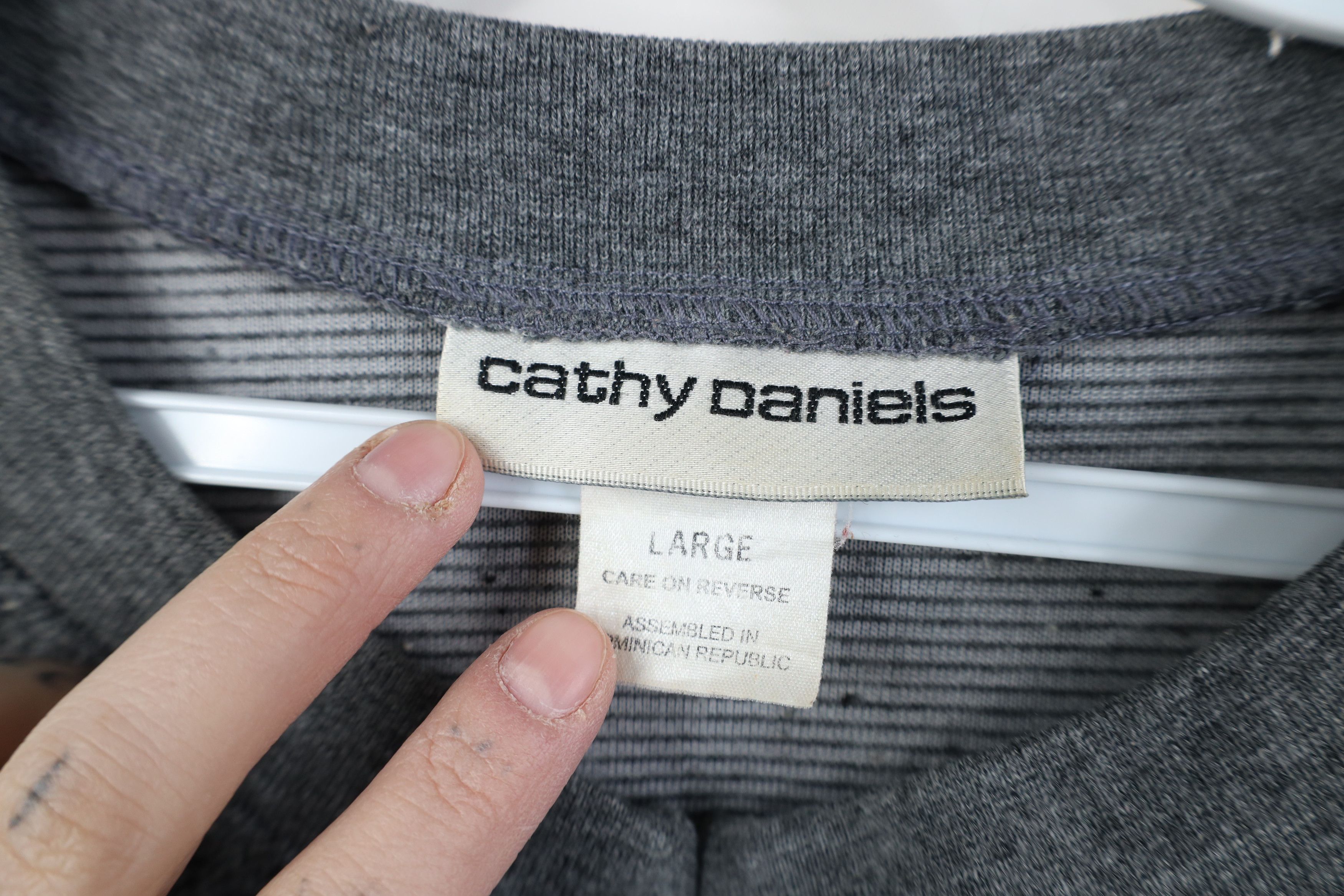 Vintage Vintage 90s Streetwear Thermal Knit Clasp Henley Sweater Size L / US 10 / IT 46 - 7 Thumbnail