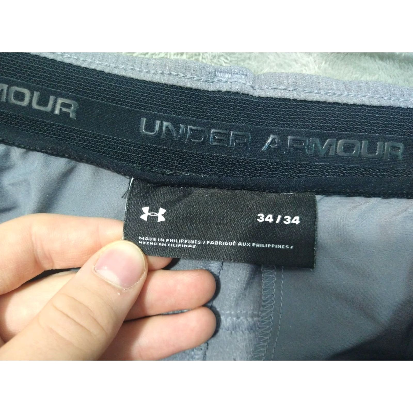 Under Armour Under Armour Pants Mens 34x34 Gray Flat Front Showdown Tapered Leg Stretch UA Size US 34 / EU 50 - 7 Thumbnail