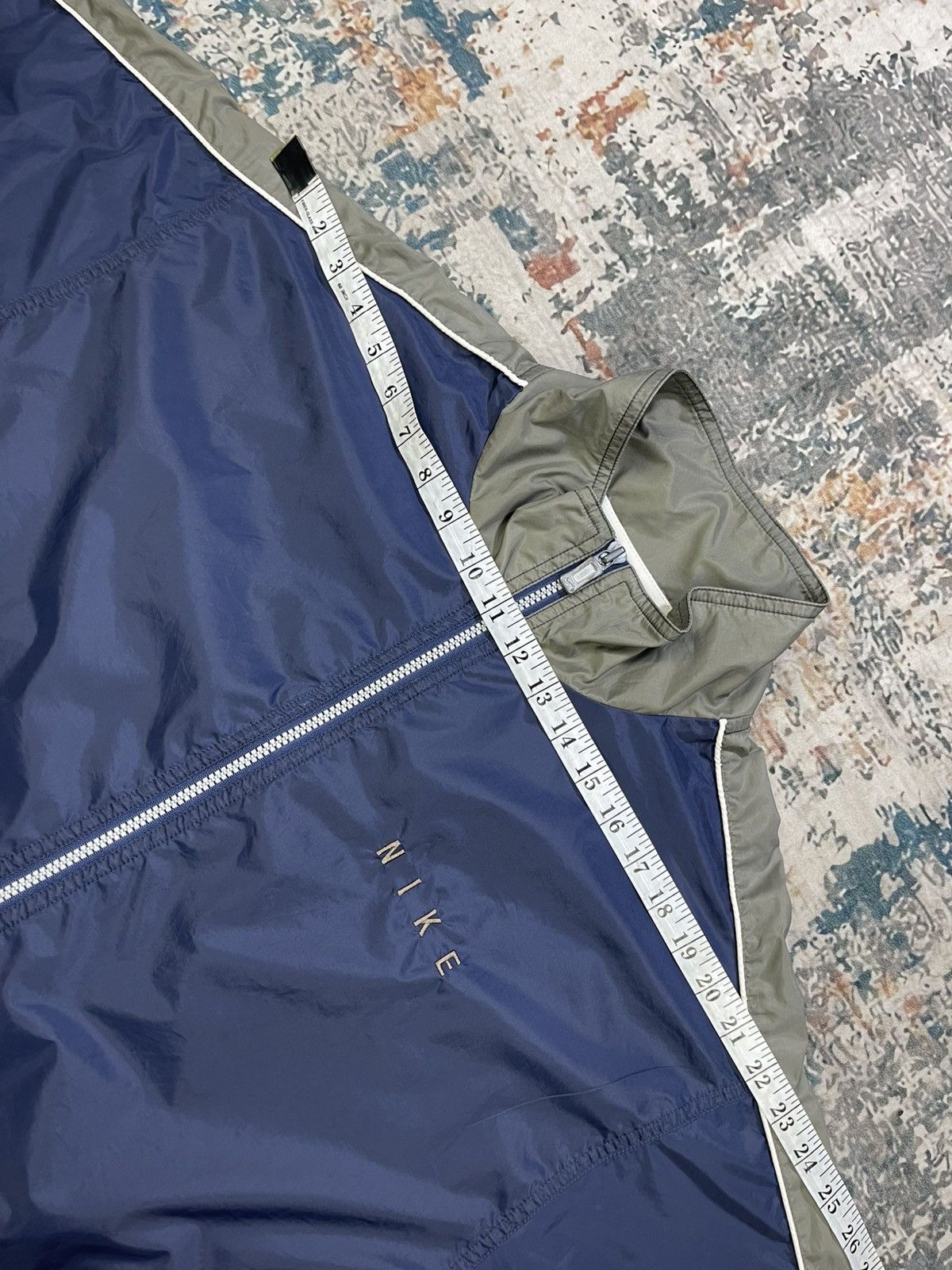 Nike Vintage 90s Nike Spell Out Windbreaker Jacket Size US L / EU 52-54 / 3 - 4 Thumbnail